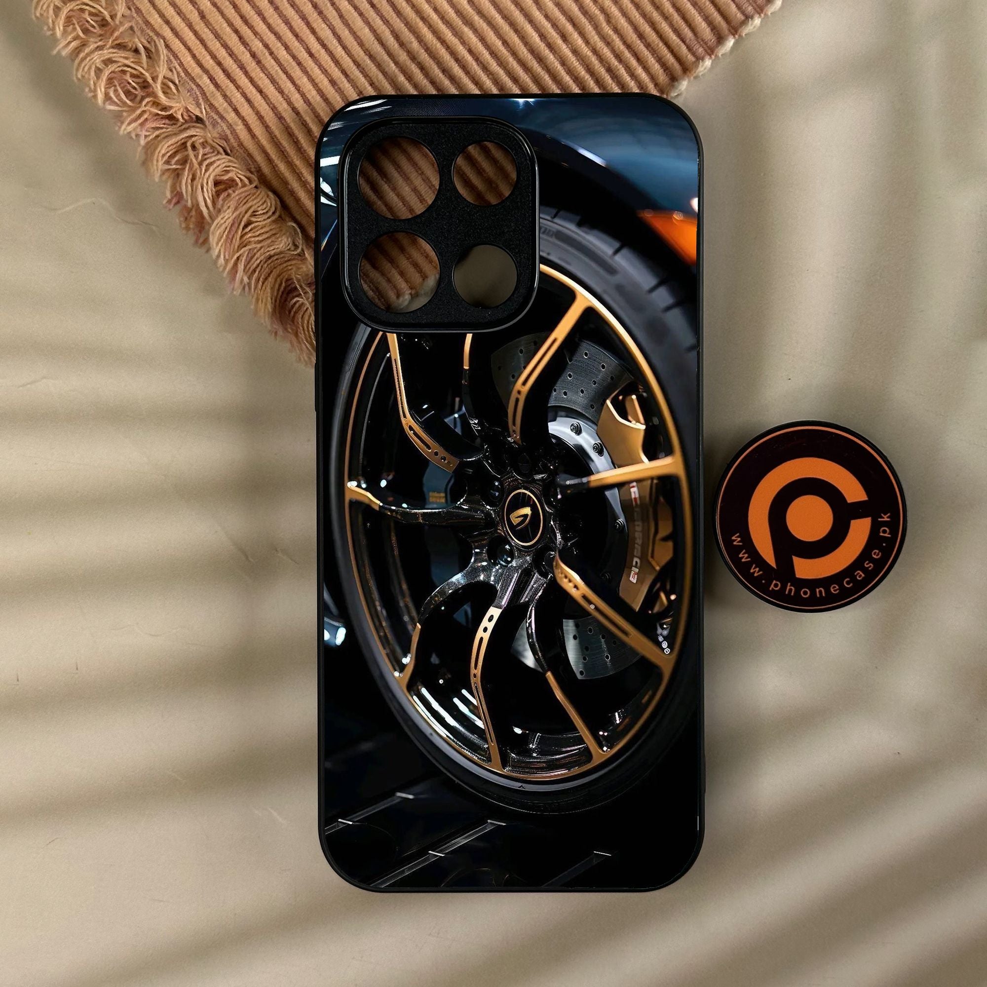 OnePlus Turbo 6 - Racing Car Red Blade Rim - Premium Metal Printed Soft Bumper Shock Proof Case
