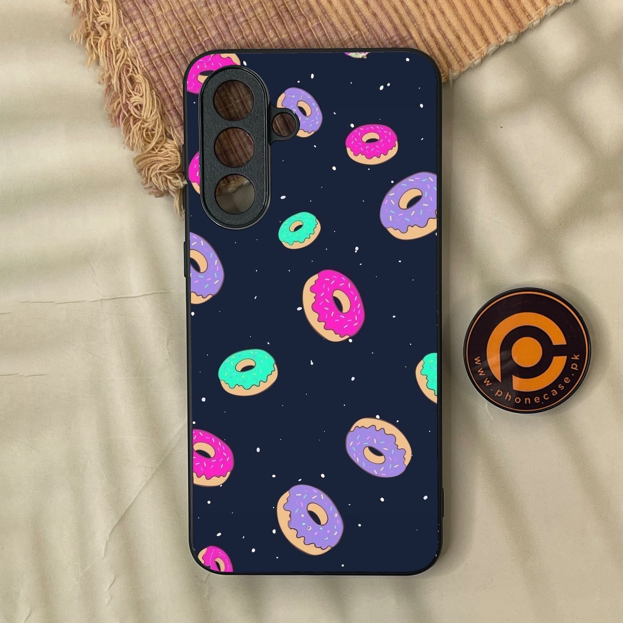 Samsung Galaxy A37 - Colorful Donuts - Premium Metal Printed Soft Bumper Shock Proof Case
