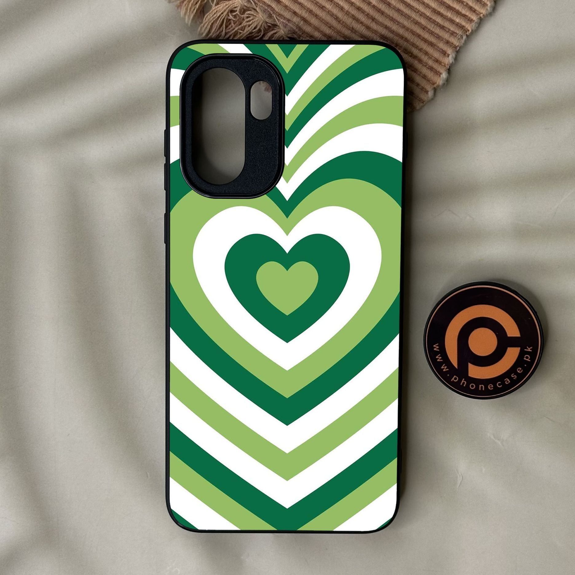 OnePlus Ace 6 - Heartbeat Design 4 - Premium Metal Printed Soft Bumper Shock Proof Case