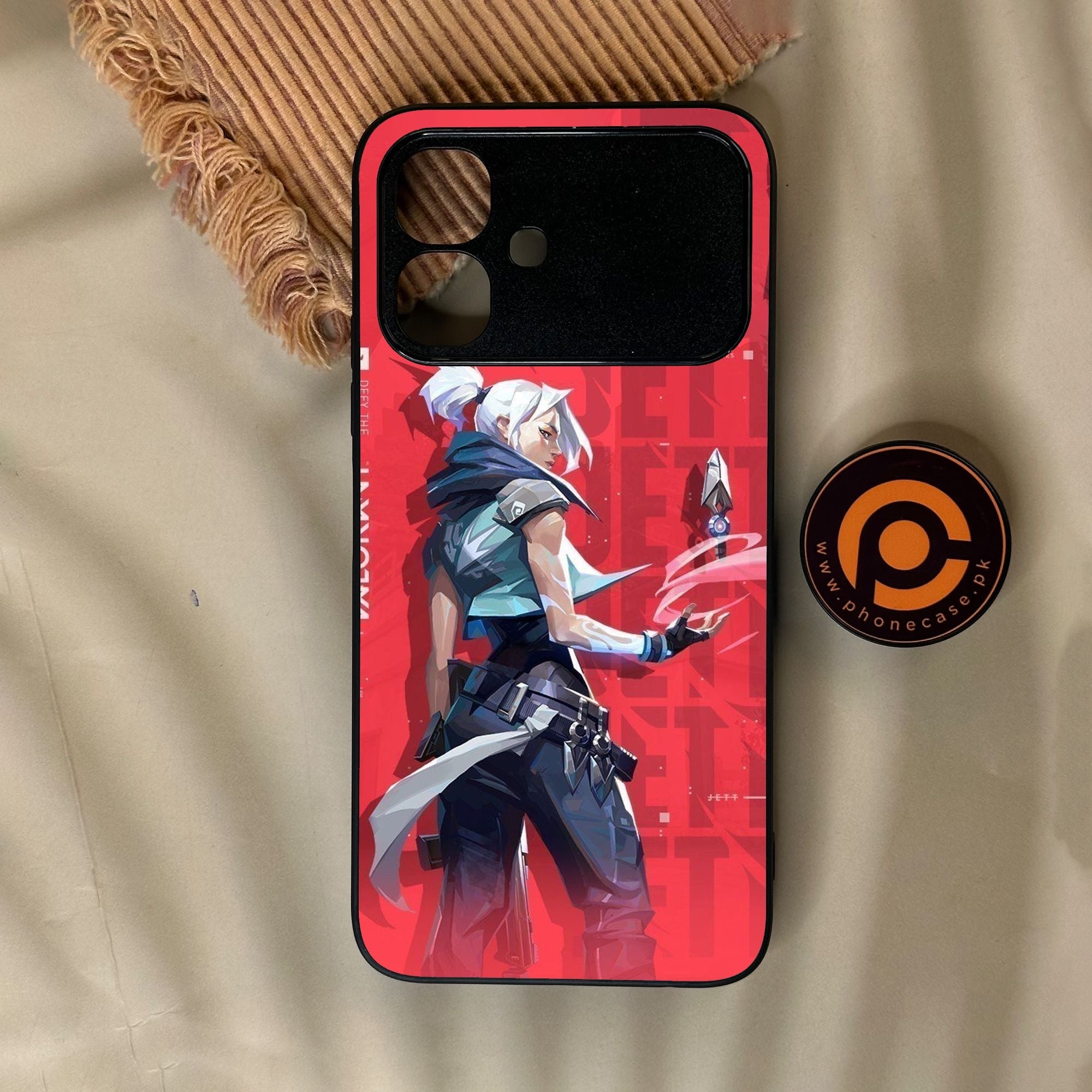 Infinix Smart 20 - Battle-Ready Design 5 - Premium Metal Printed Soft Bumper Shock Proof Case