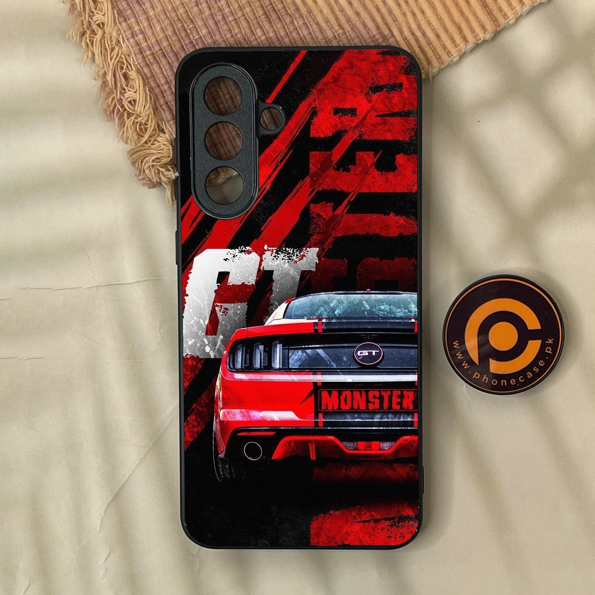 Samsung Galaxy A37 - Speed Shift Racing Car - Premium Metal Printed Soft Bumper Shock Proof Case