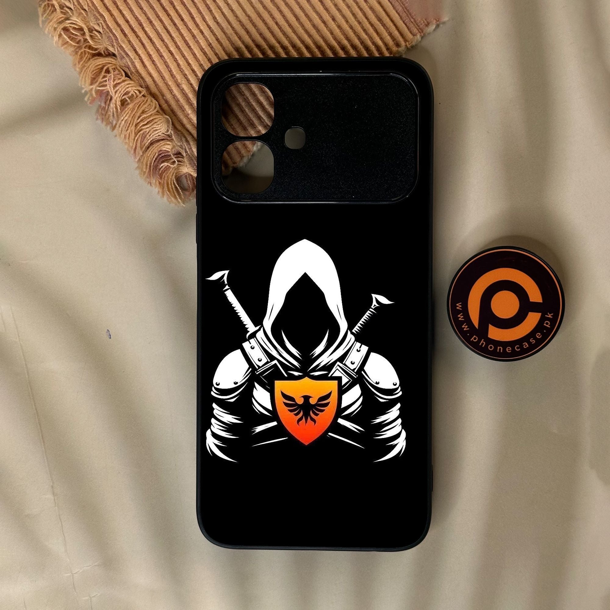 Infinix Smart 20 - Minimalistic Design 6 - Premium Metal Printed Soft Bumper Shock Proof Case