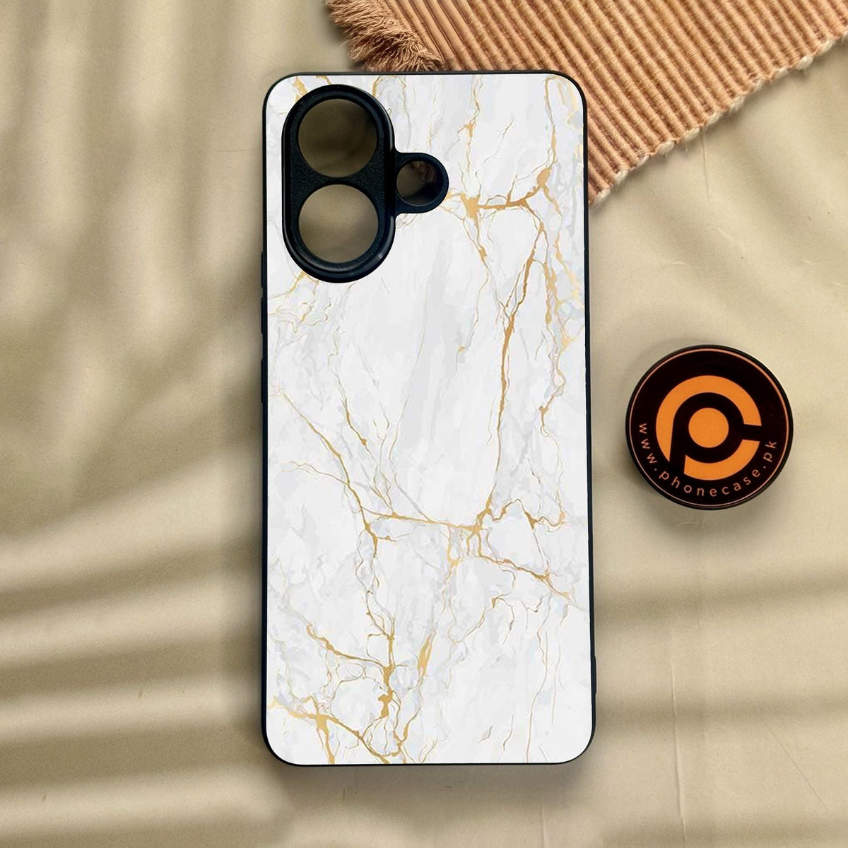 Vivo V60 Lite  - White Design 8 - Premium Metal Printed Soft Bumper Shock Proof Case