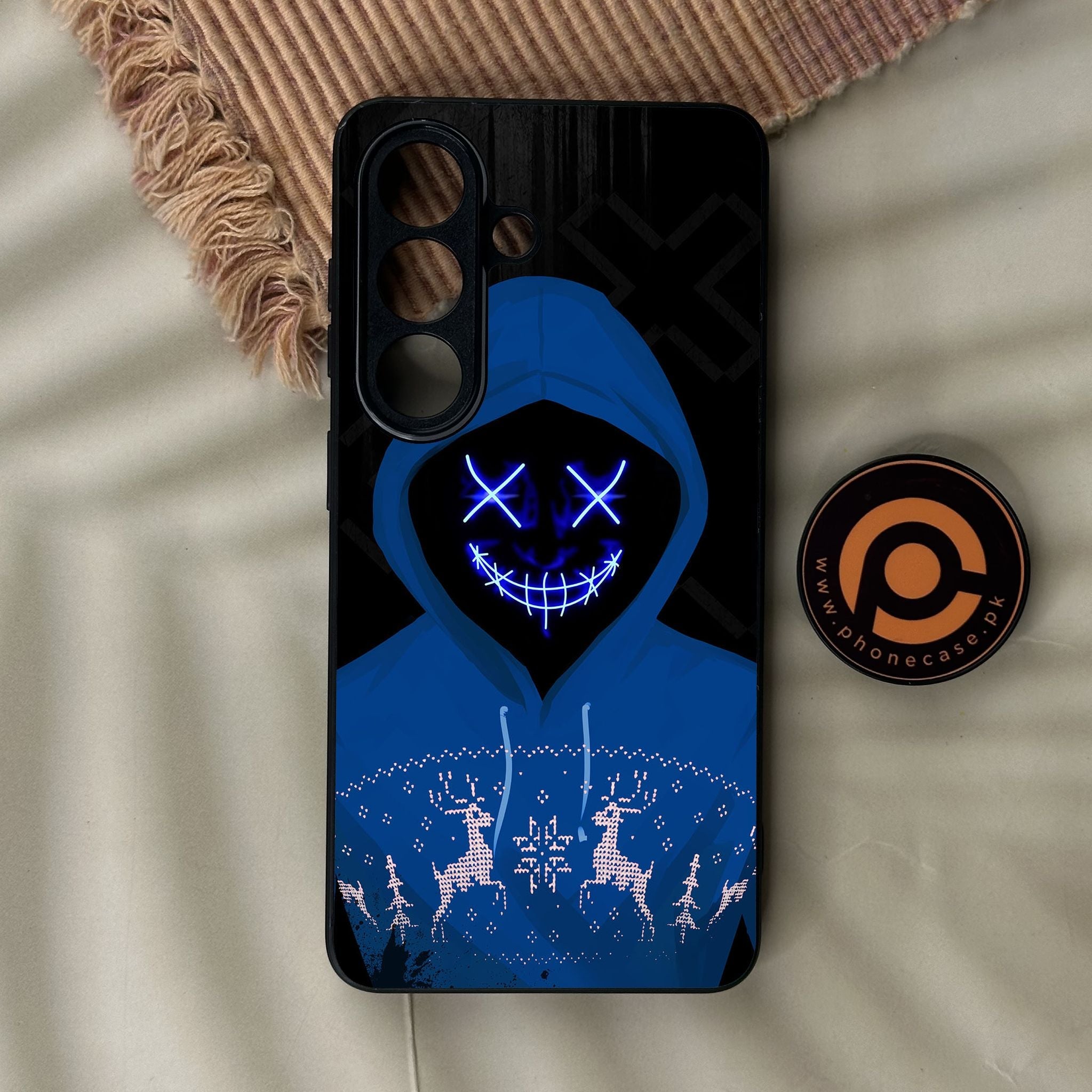 Galaxy S26 - Anonymous 2.0 Design 9 - Premium Metal Printed Soft Bumper Shock Proof Case