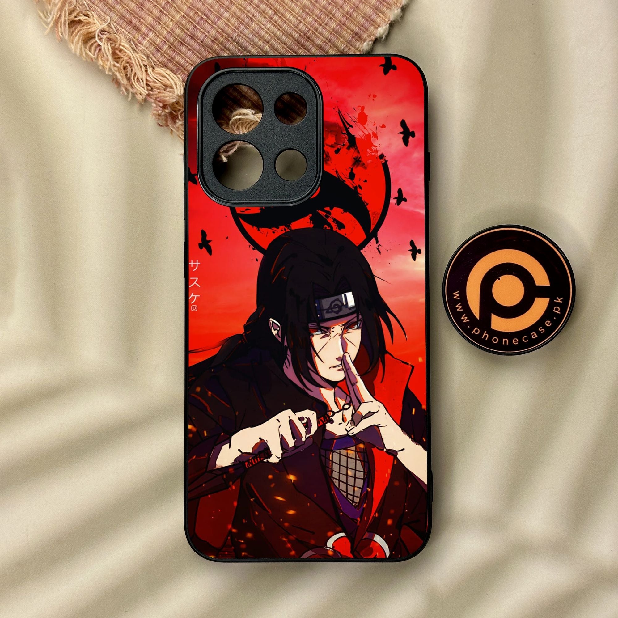 OnePlus 13s - Uchiha Itachi - Premium Metal Printed Soft Bumper Shock Proof Case