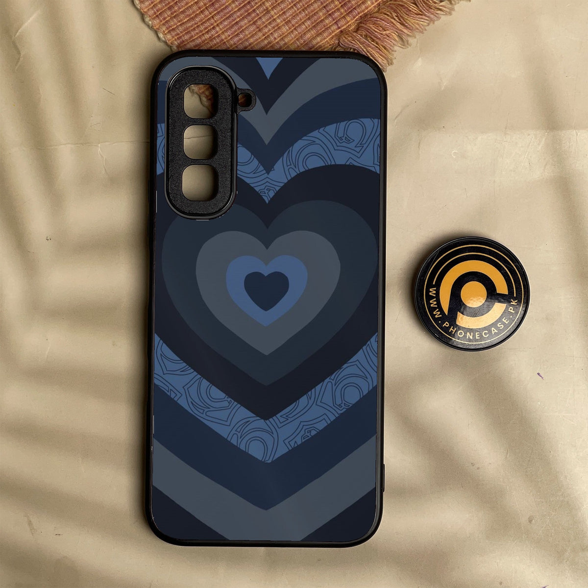 Infinix Hot 70 - Heart 2.0 Design 6 - Premium Metal Printed Soft Bumper Shock Proof Case