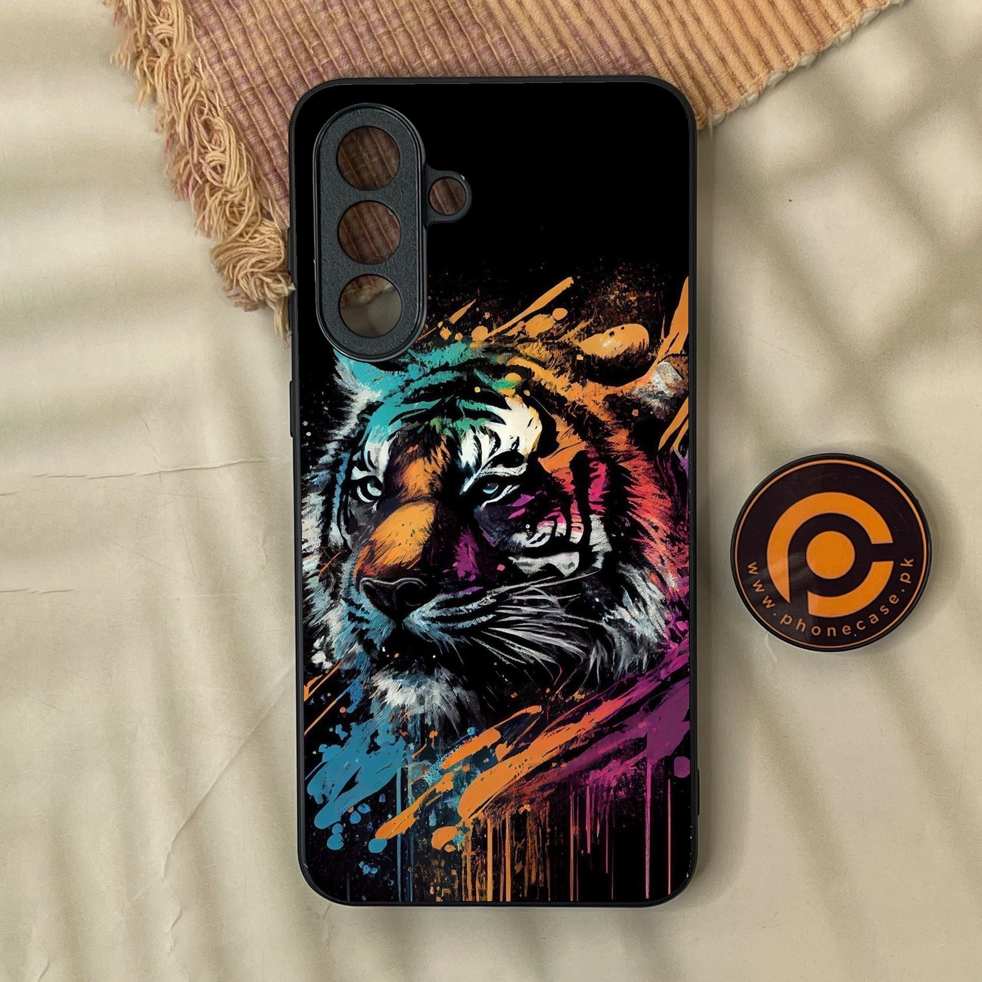 Samsung Galaxy A37 - Tiger 2.0 Design 9 - Premium Metal Printed Soft Bumper Shock Proof Case