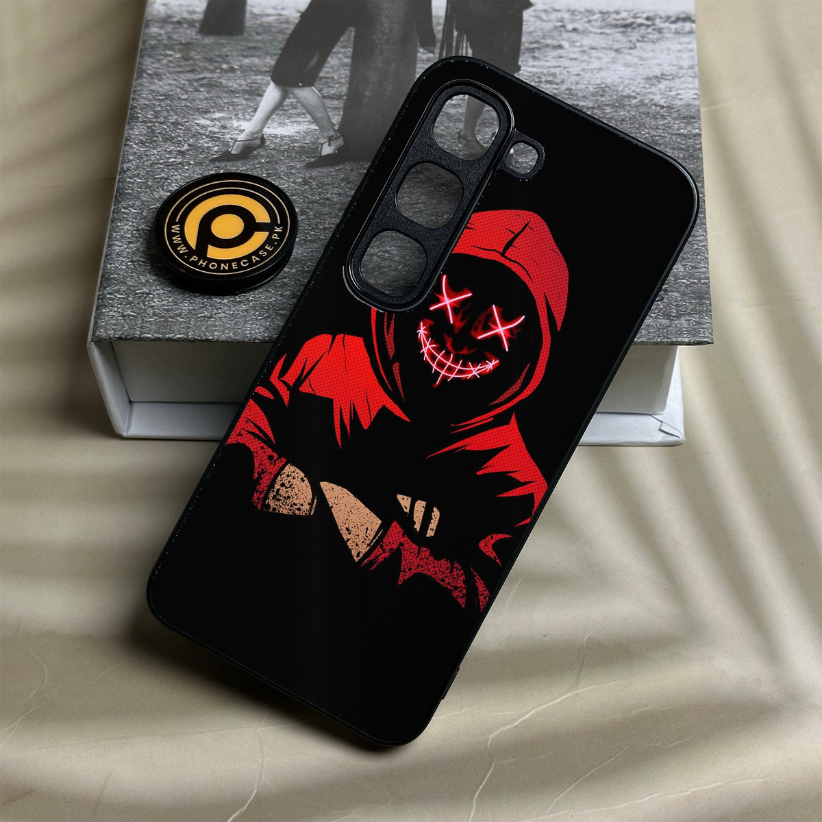 Infinix Hot 70 Pro - Anonymous 2.0 Design 5 - Premium Metal Printed Soft Bumper Shock Proof Case
