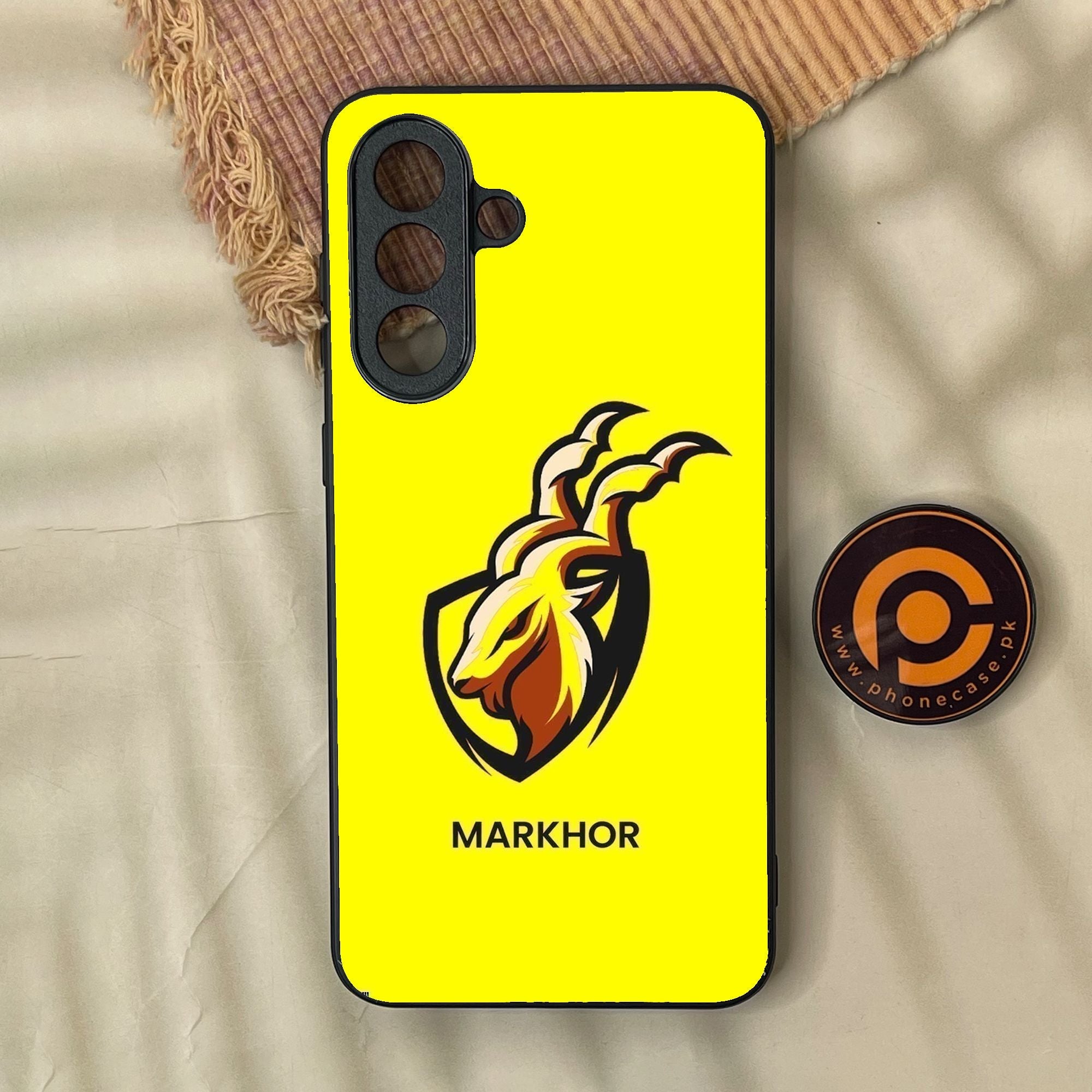 Samsung Galaxy A37 - Markhor Design 8 - Premium Metal Printed Soft Bumper Shock Proof Case