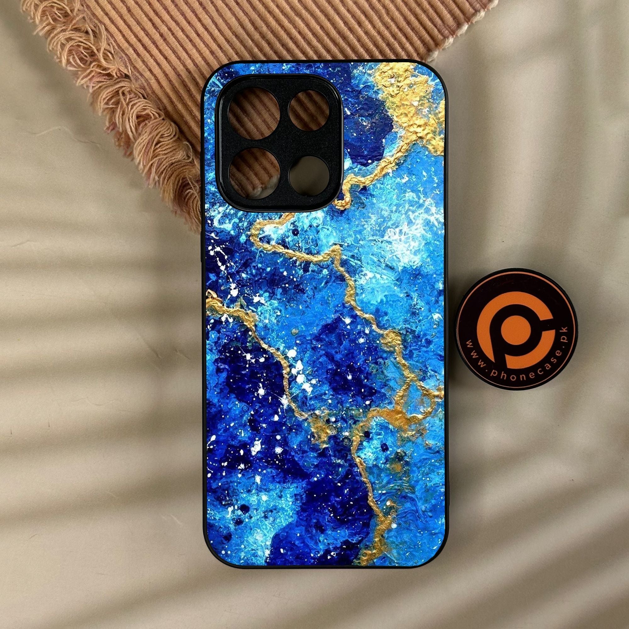 OnePlus Turbo 6 - Blue 2.0 Design 4 - Premium Metal Printed Soft Bumper Shock Proof Case