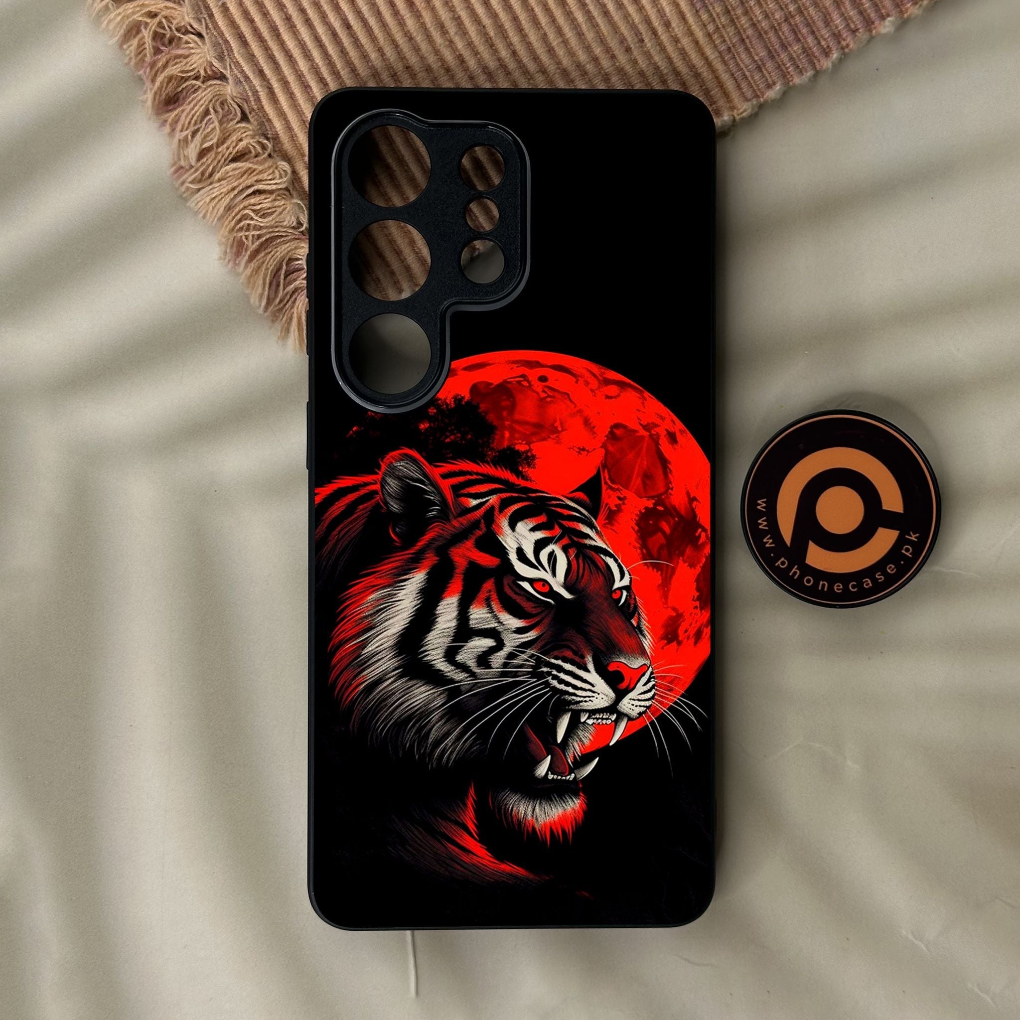 Galaxy S26 Ultra - Tiger 2.0 Design 8 - Premium Metal Printed Soft Bumper Shock Proof Case
