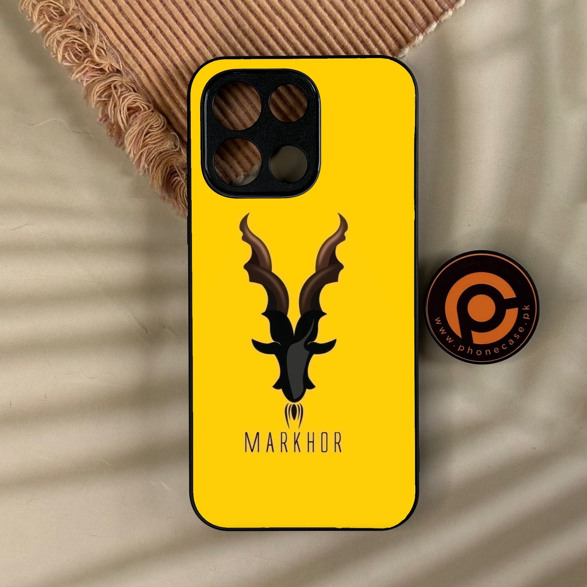 OnePlus Turbo 6 - Markhor Design 1 - Premium Metal Printed Soft Bumper Shock Proof Case