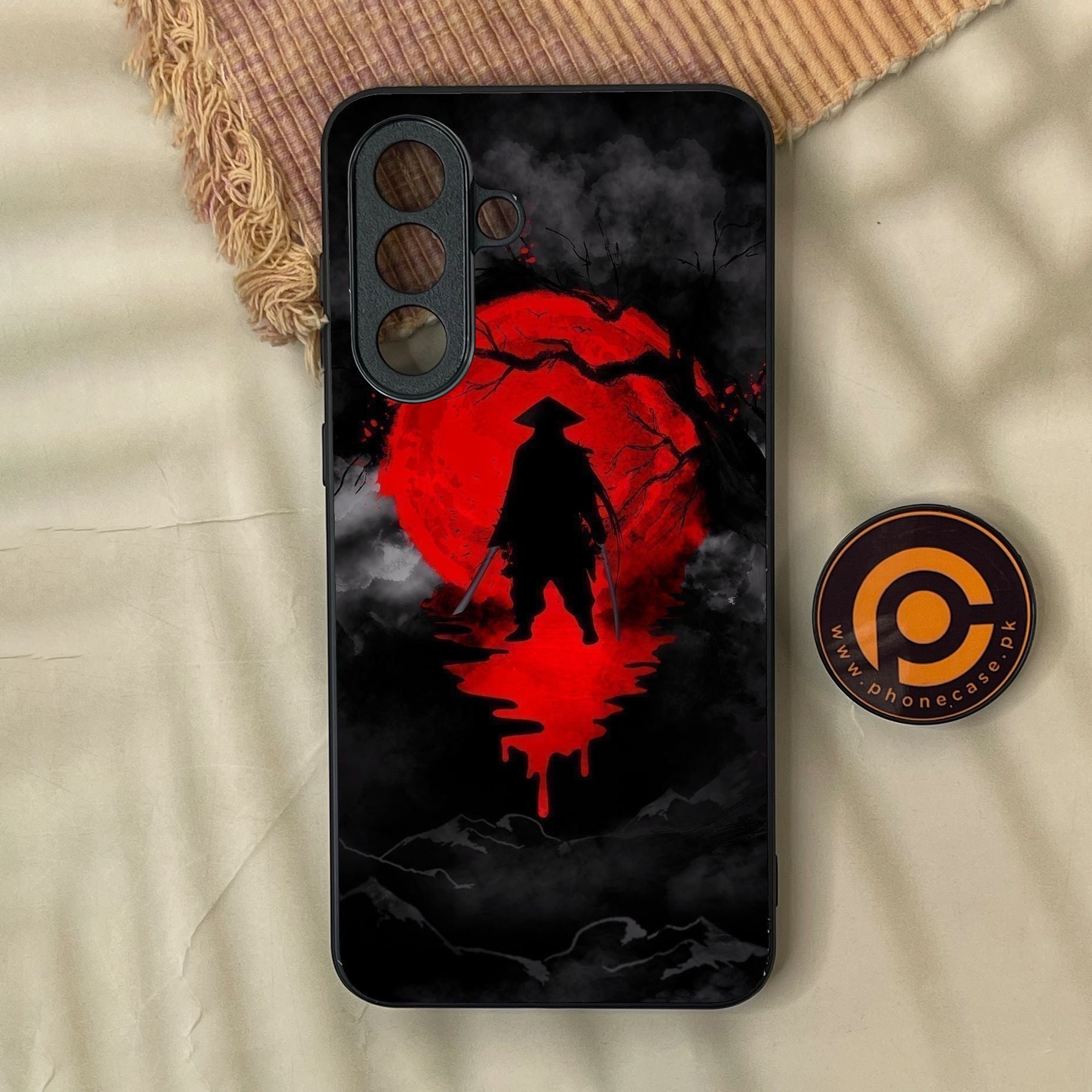 Samsung Galaxy A37 - Ninja Design 3 - Premium Metal Printed Soft Bumper Shock Proof Case
