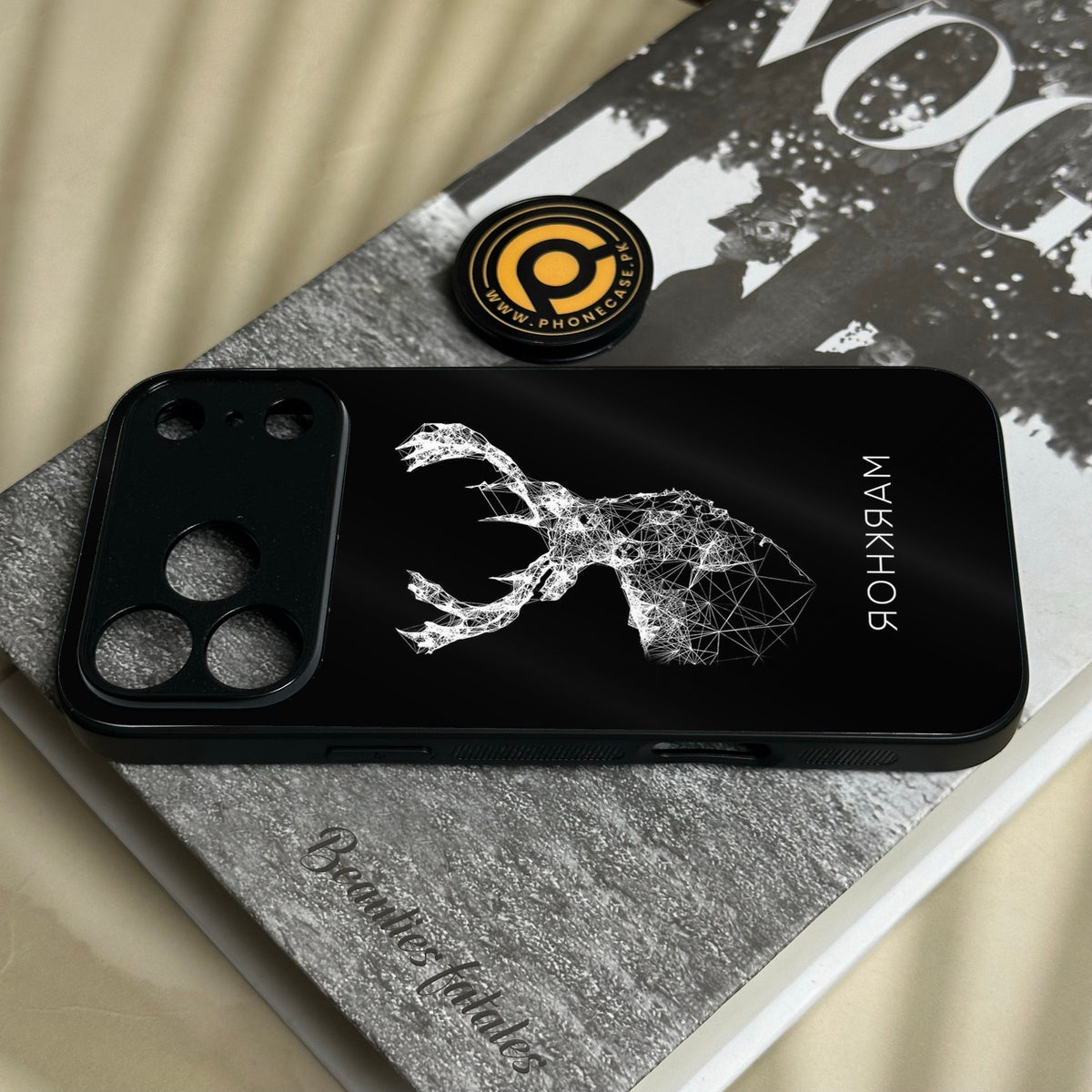 Iphone 18 Pro Max - Markhor Design 4 - Premium Metal Printed Soft Bumper Shock Proof Case