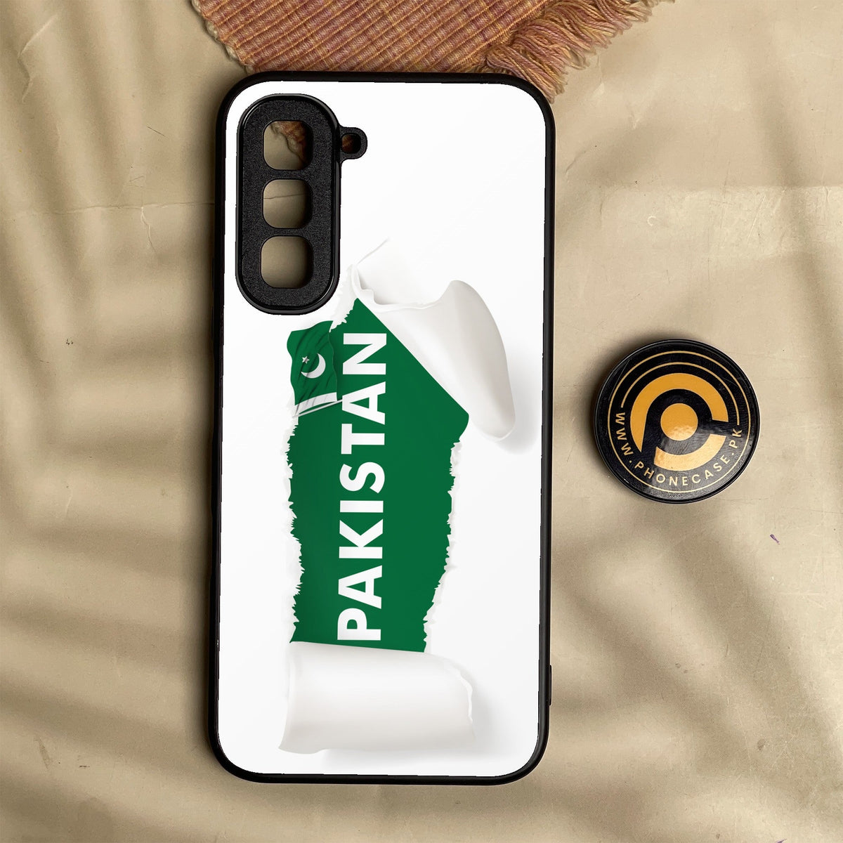 Infinix Hot 70 - Pakistani Flag Design 3 - Premium Metal Printed Soft Bumper Shock Proof Case