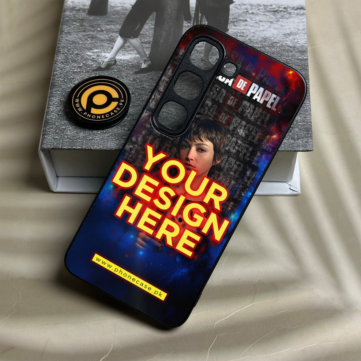 Infinix Hot 70 Pro - Customize Your Own - Premium Metal Printed Soft Bumper Shock Proof Case