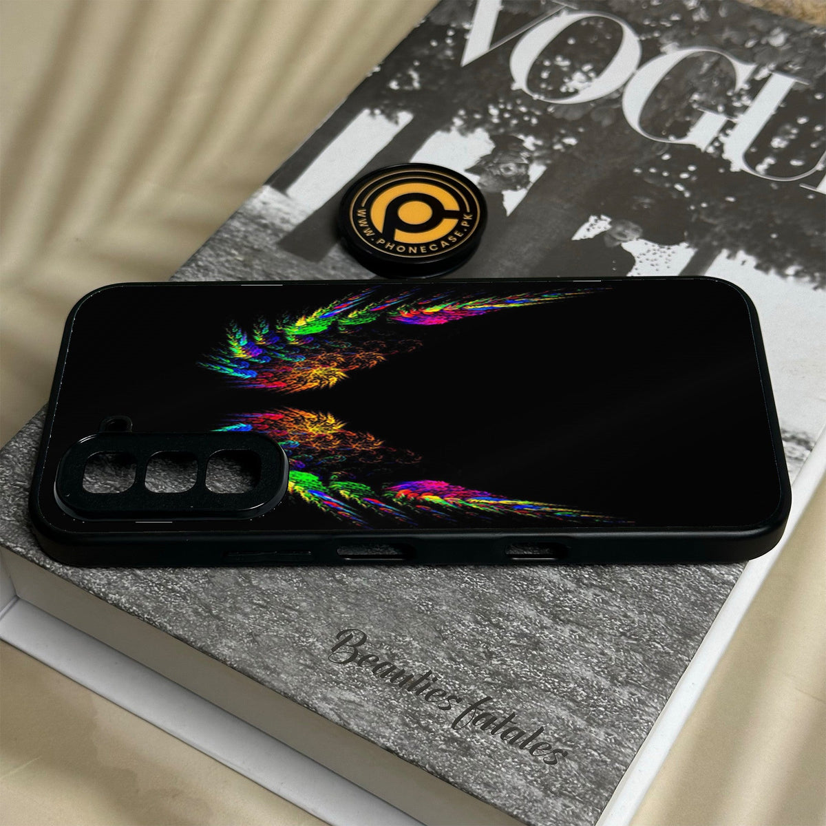 Infinix Hot 70 - Angel Wings Design 10 - Premium Metal Printed Soft Bumper Shock Proof Case