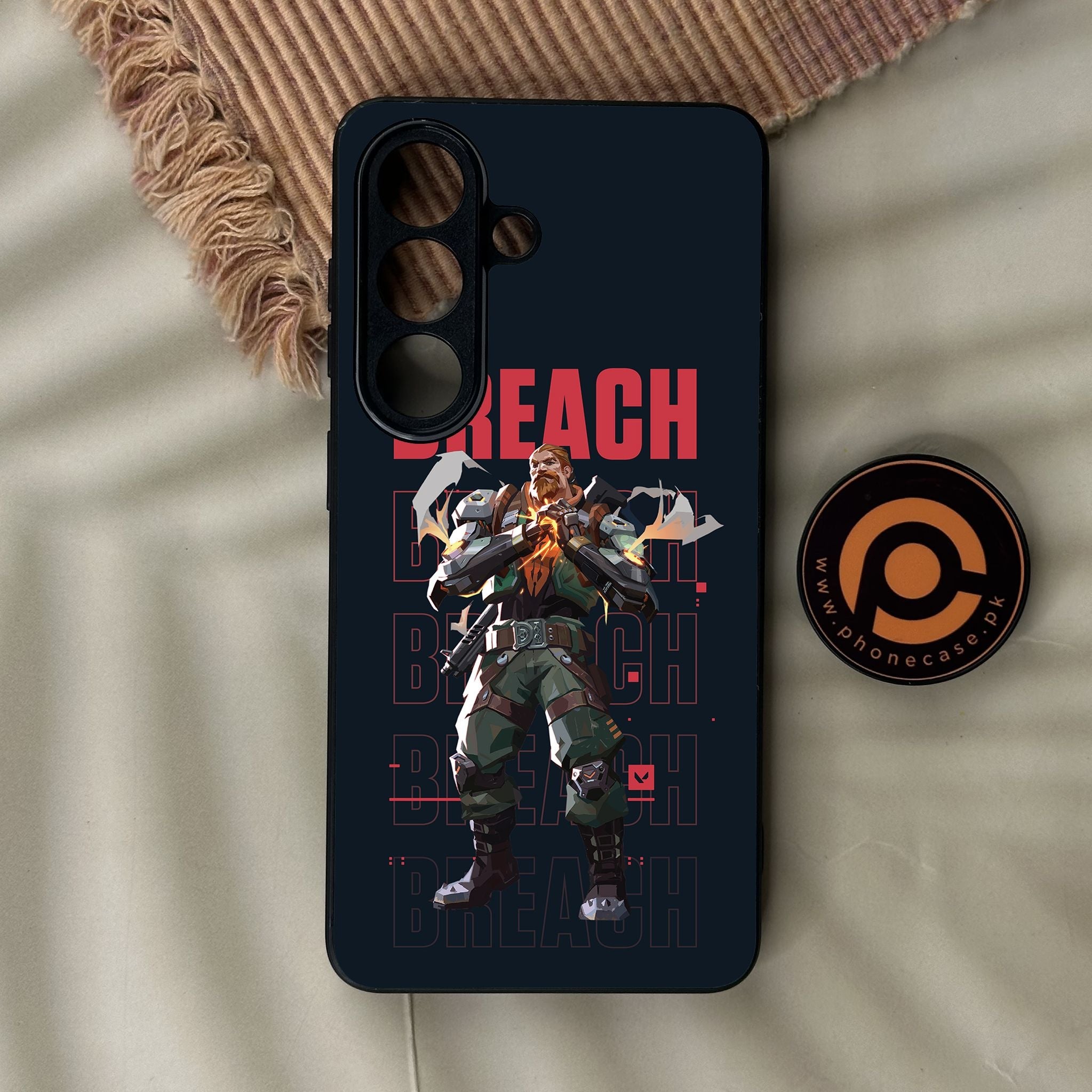 Galaxy S26 - Battle-Ready Design 6 - Premium Metal Printed Soft Bumper Shock Proof Case