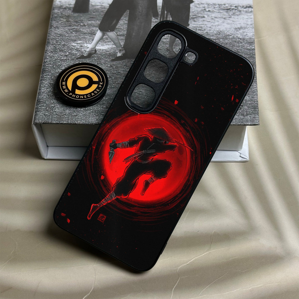 Infinix Hot 70 Pro - Ninja Design 5 - Premium Metal Printed Soft Bumper Shock Proof Case