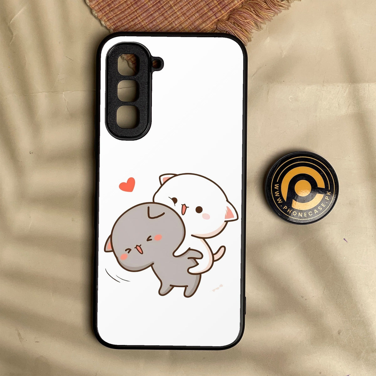 Infinix Hot 70 - Cute Bubu Dudu Design 4 - Premium Metal Printed Soft Bumper Shock Proof Case