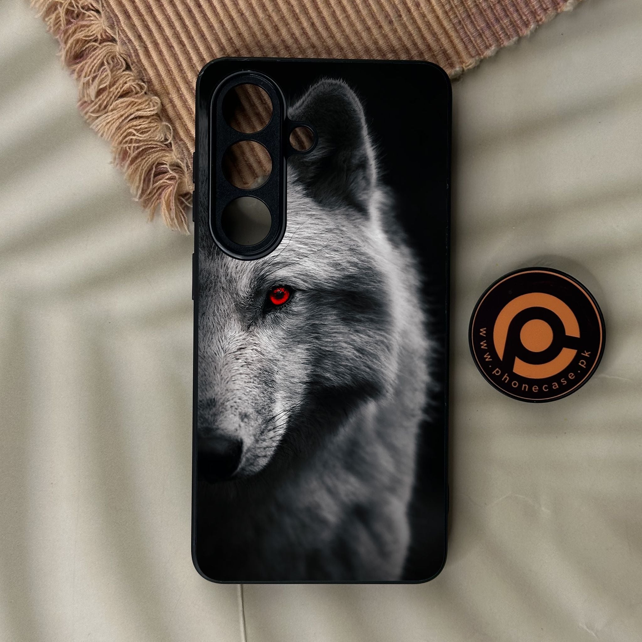 Galaxy S26 - Wolf Design 10 - Premium Metal Printed Soft Bumper Shock Proof Case