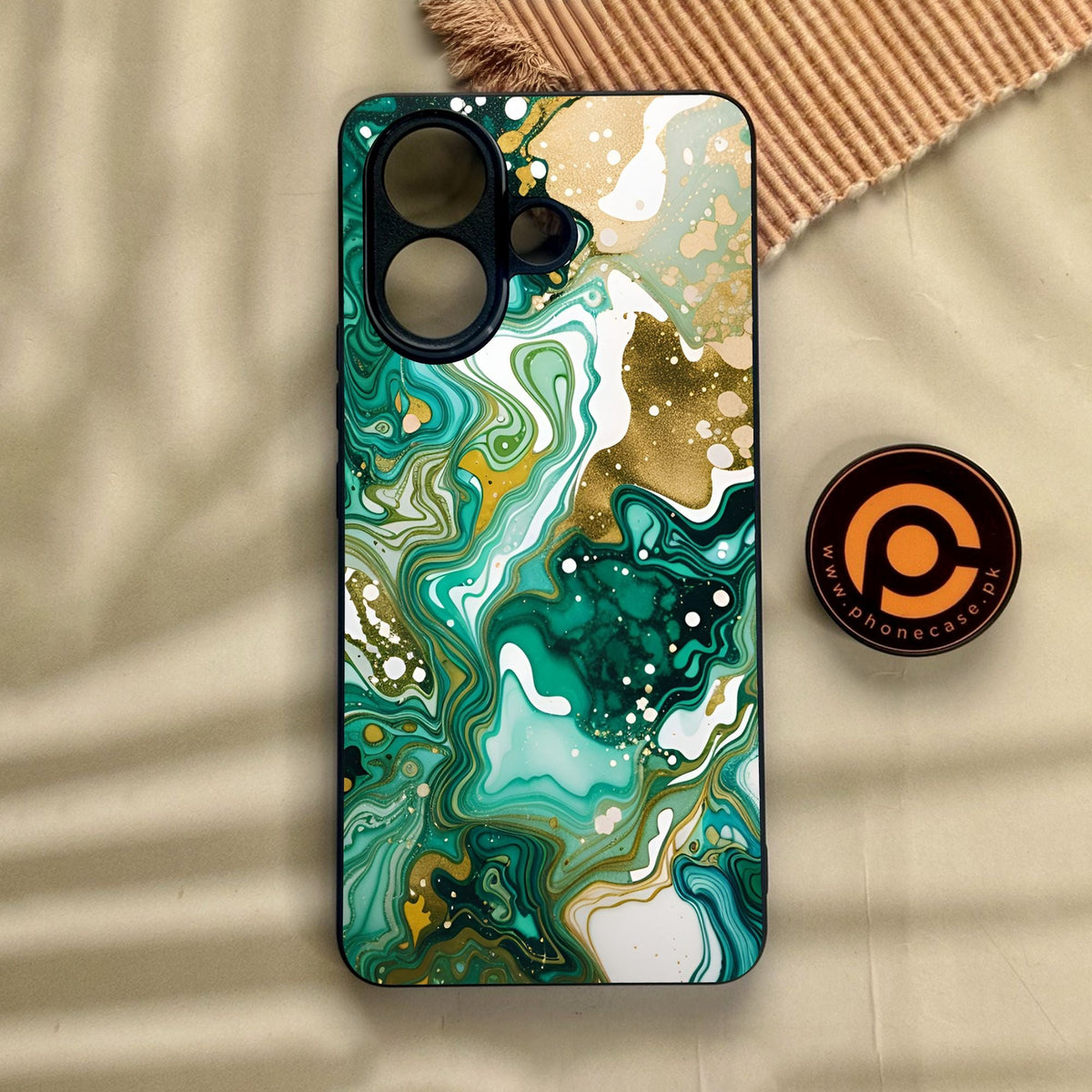 Vivo V60 Lite  - Liquid 2.0 Design 8 - Premium Metal Printed Soft Bumper Shock Proof Case