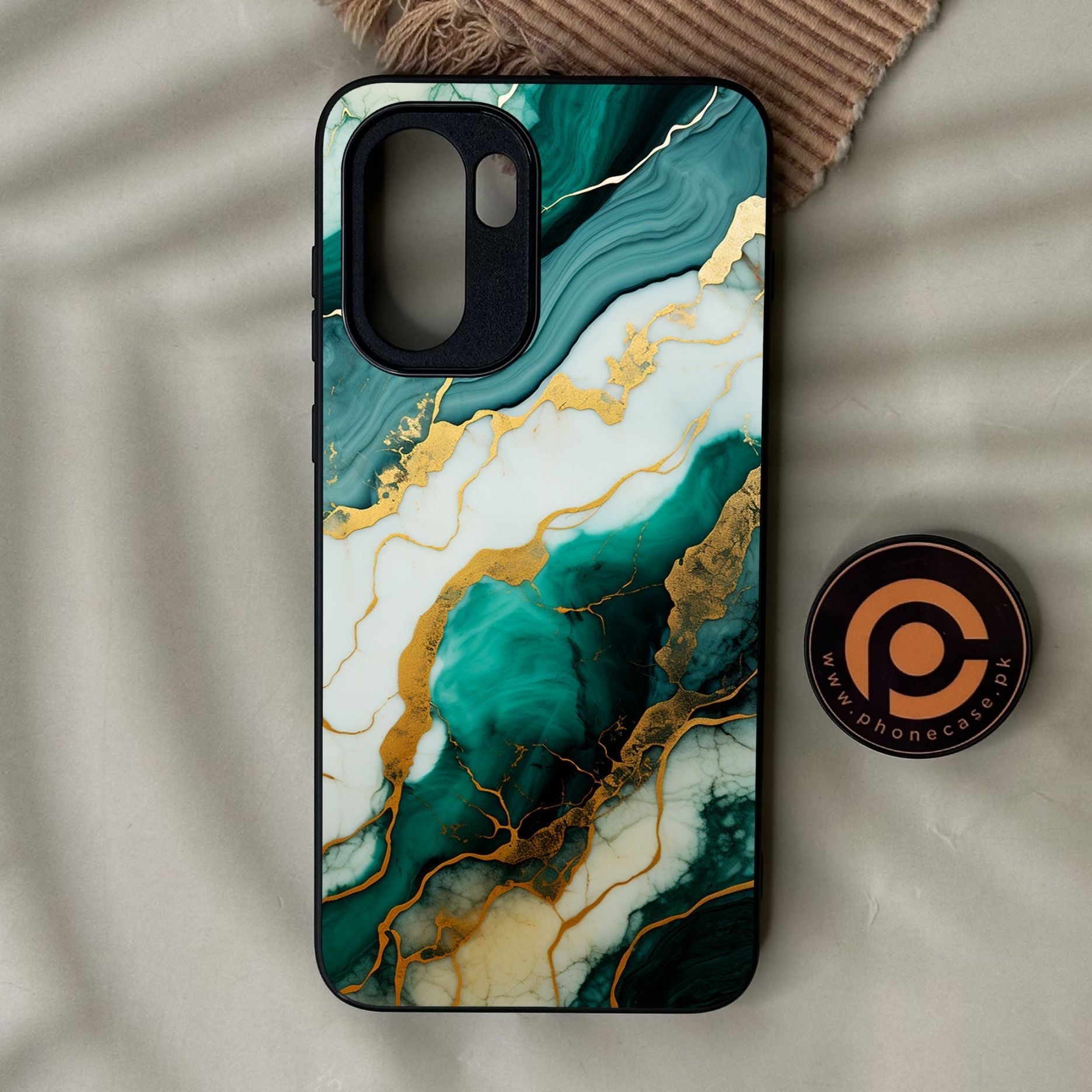 OnePlus Ace 6 - Liquid 2.0 Design 3 - Premium Metal Printed Soft Bumper Shock Proof Case