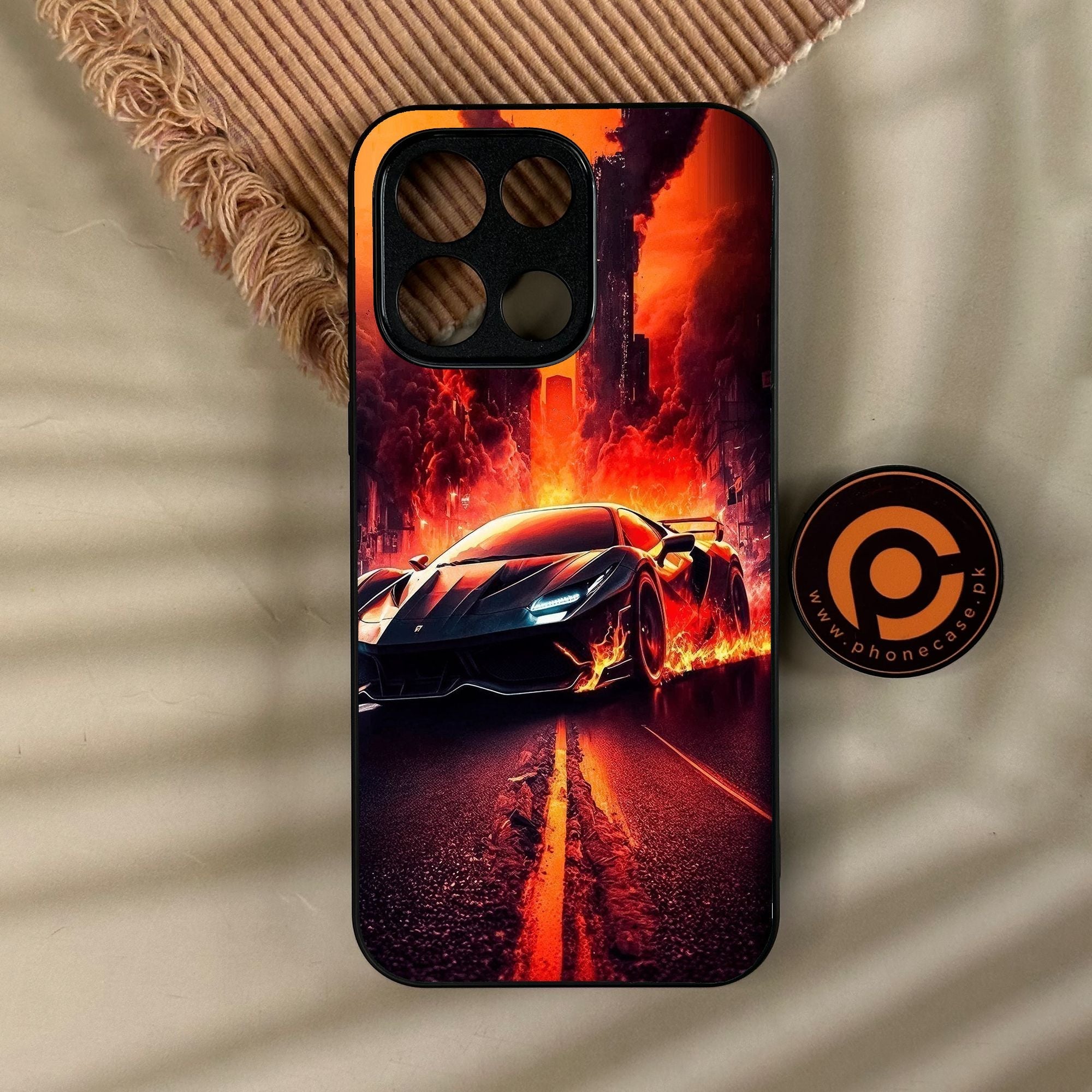 OnePlus Turbo 6 - Racing Design 1 - Premium Metal Printed Soft Bumper Shock Proof Case