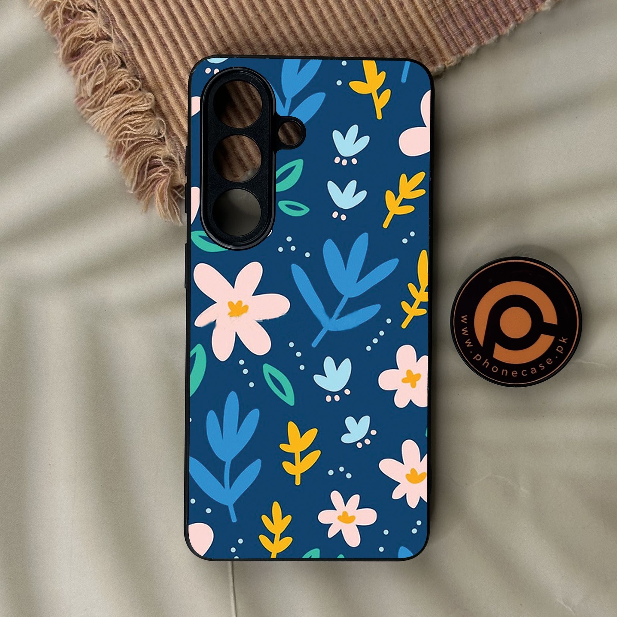 Galaxy S26 - Colorful Flowers - Premium Metal Printed Soft Bumper Shock Proof Case