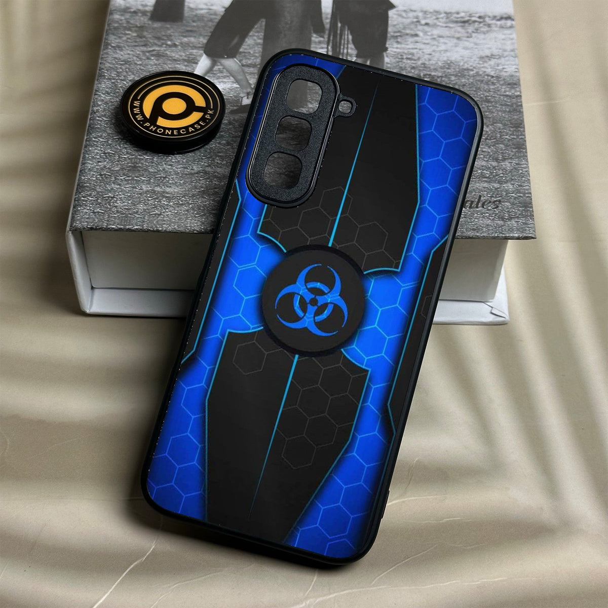 Infinix Hot 70 - Biohazard Design 1 - Premium Metal Printed Soft Bumper Shock Proof Case
