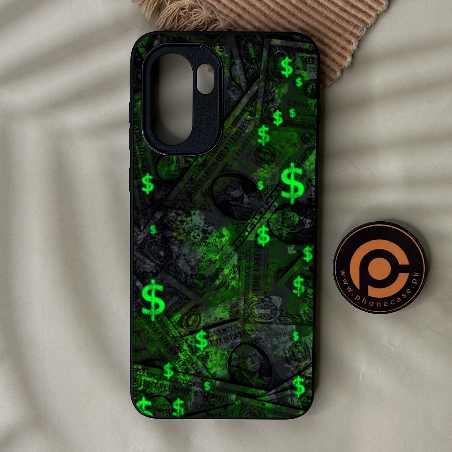 OnePlus Ace 6 - Dollar Design 5 - Premium Metal Printed Soft Bumper Shock Proof Case