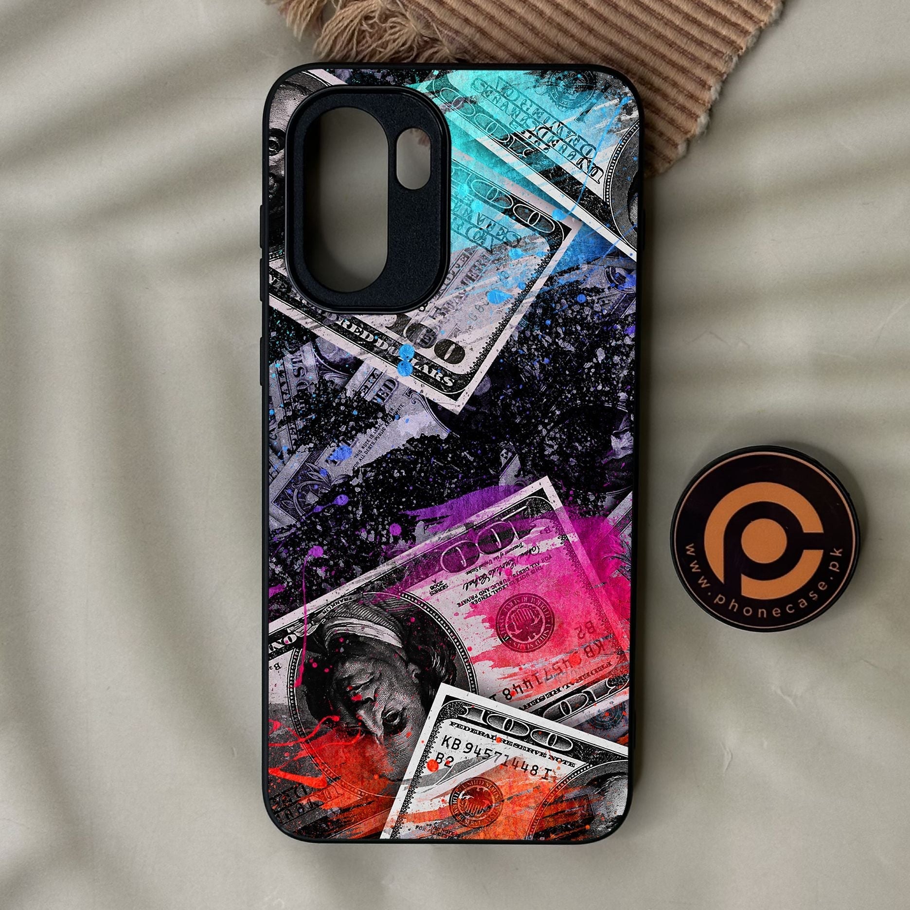 OnePlus Ace 6 - Dollar Design 4 - Premium Metal Printed Soft Bumper Shock Proof Case