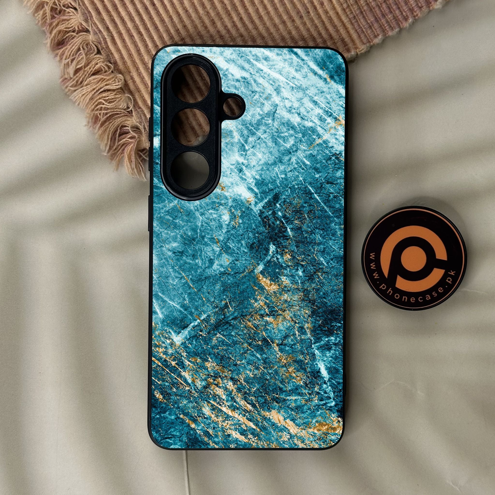 Galaxy S26 - Blue 2.0 Design 10 - Premium Metal Printed Soft Bumper Shock Proof Case