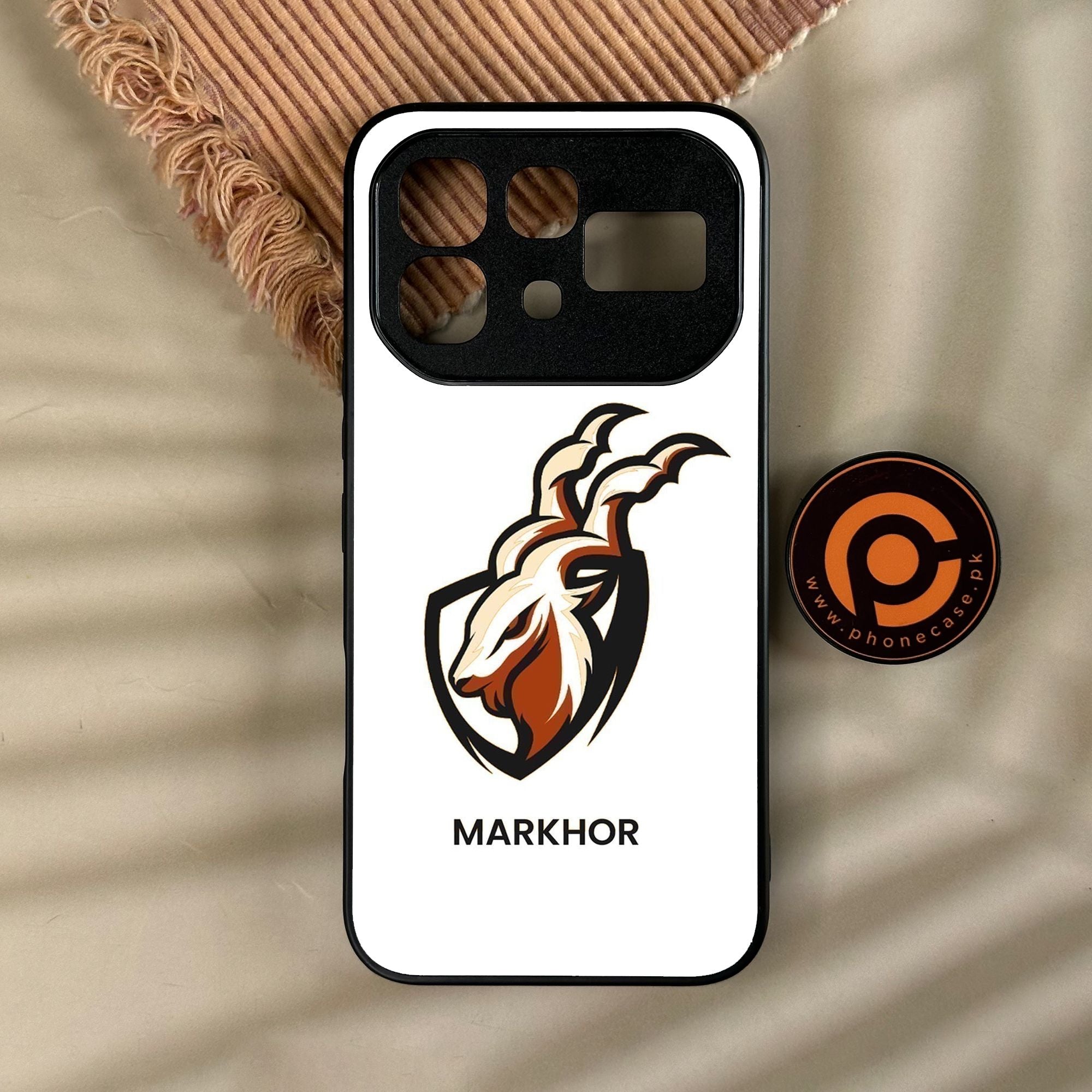 Infinix Note 60 Pro - Markhor Design 5 - Premium Metal Printed Soft Bumper Shock Proof Case