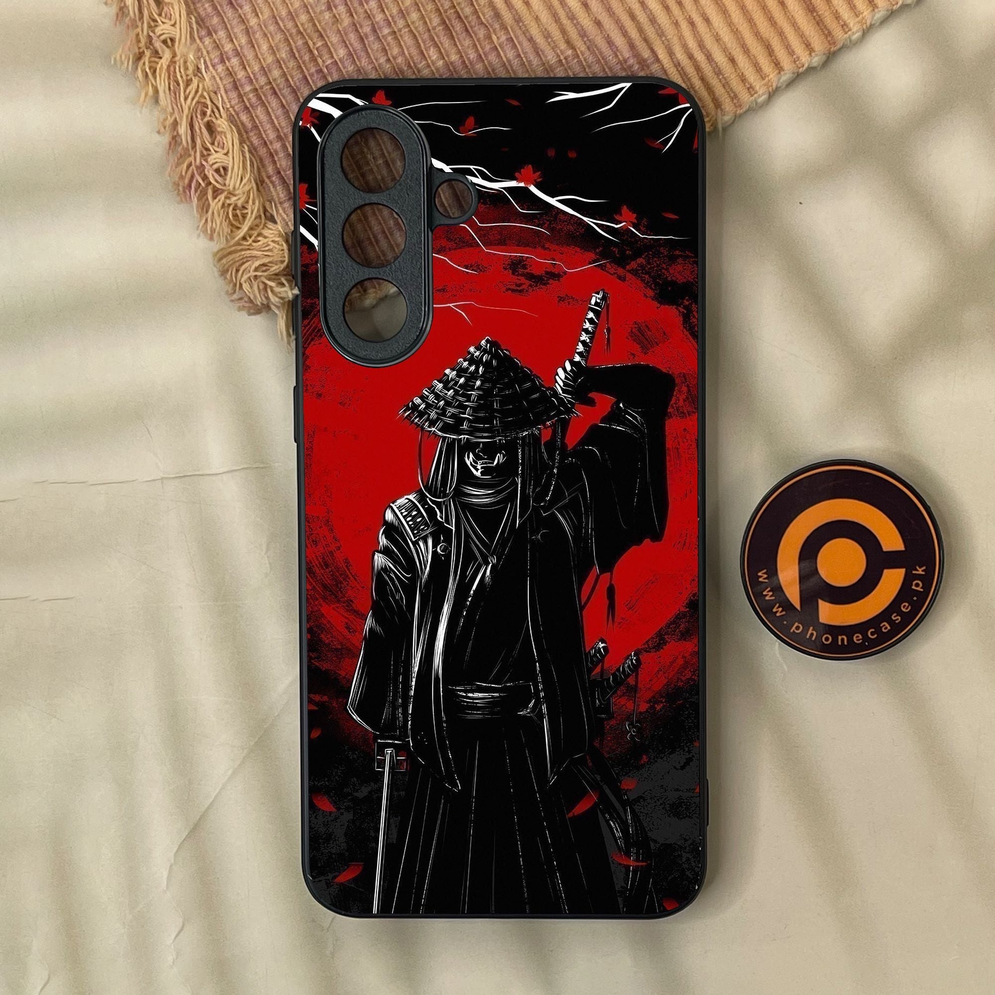 Samsung Galaxy A37 - Ninja Design 6 - Premium Metal Printed Soft Bumper Shock Proof Case