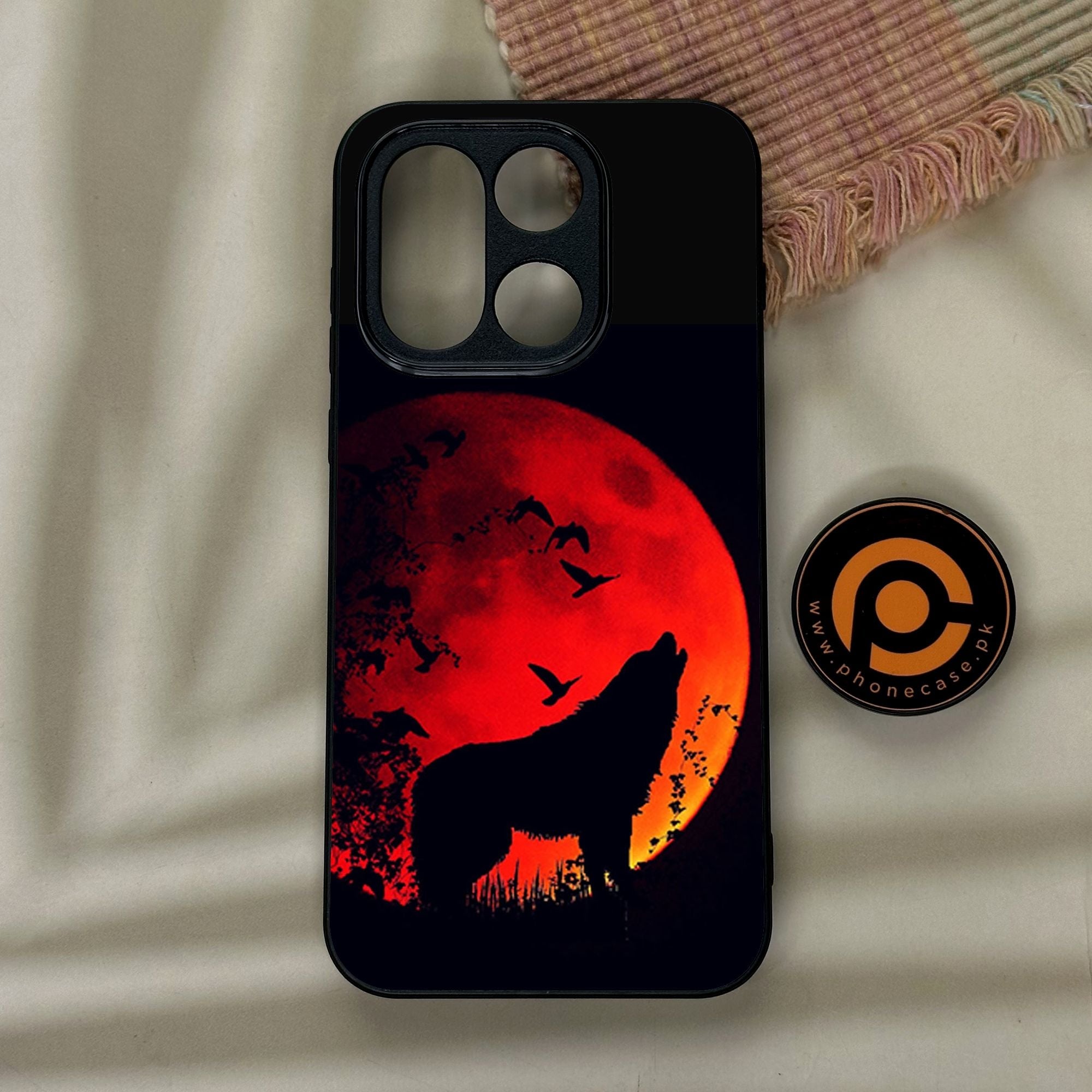 OnePlus 15 - Wolf Design 1 - Premium Metal Printed Soft Bumper Shock Proof Case
