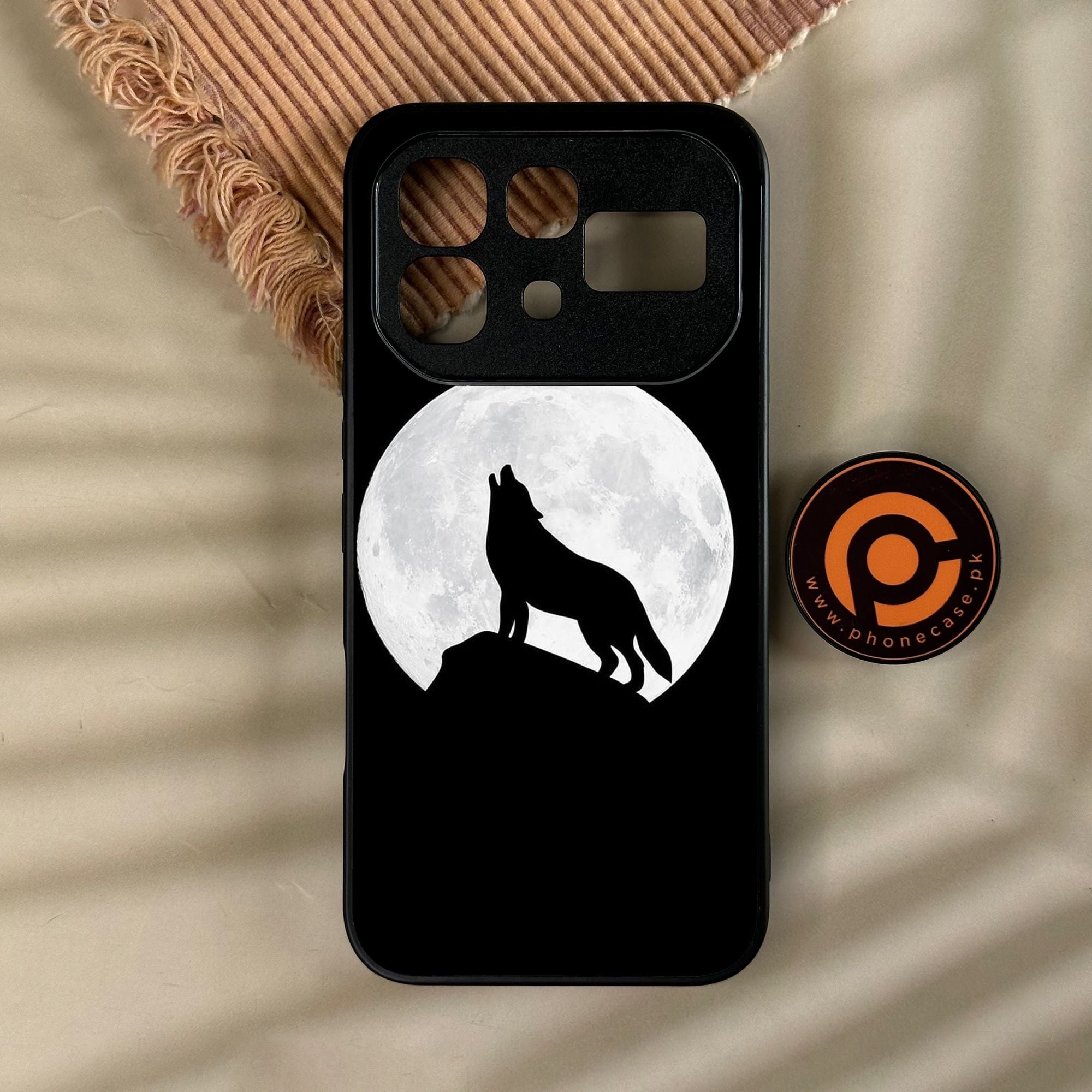 Infinix Note 60 - Wolf Design 3 - Premium Metal Printed Soft Bumper Shock Proof Case