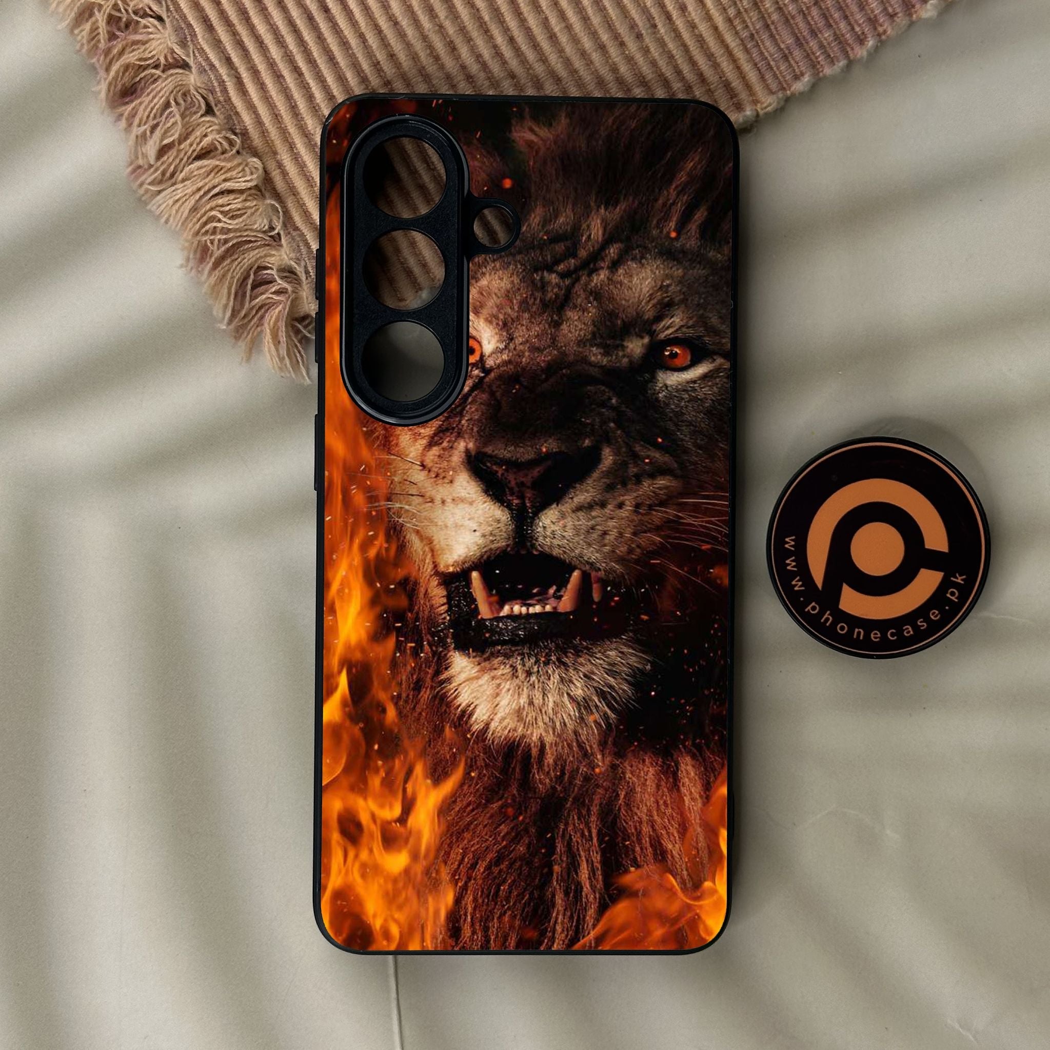 Galaxy S26 - Tiger Design 2 - Premium Metal Printed Soft Bumper Shock Proof Case