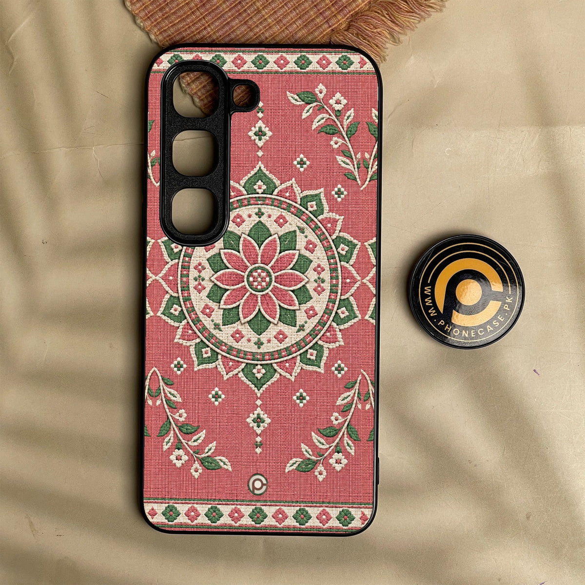 Infinix Hot 70 Pro - Classic Weave Design 15 - Premium Metal Printed Soft Bumper Shock Proof Case
