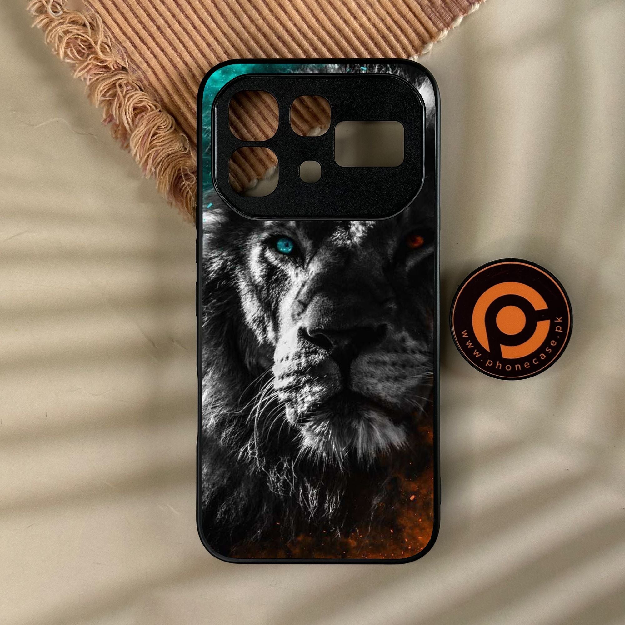 Infinix Note 60 - Tiger Design 3 - Premium Metal Printed Soft Bumper Shock Proof Case