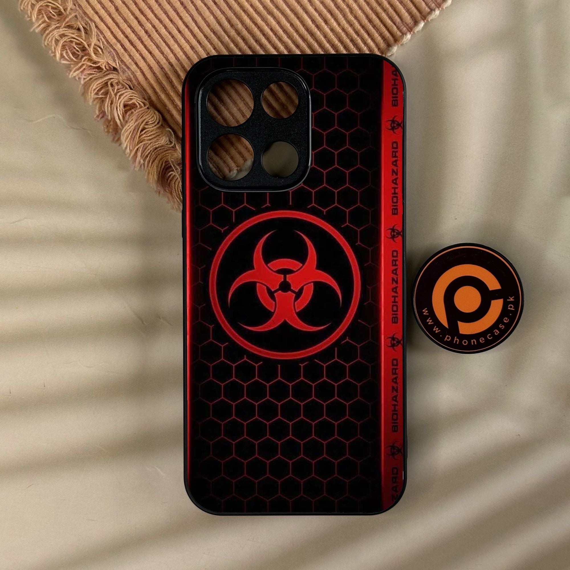 OnePlus Turbo 6 - Biohazard Design 5 - Premium Metal Printed Soft Bumper Shock Proof Case