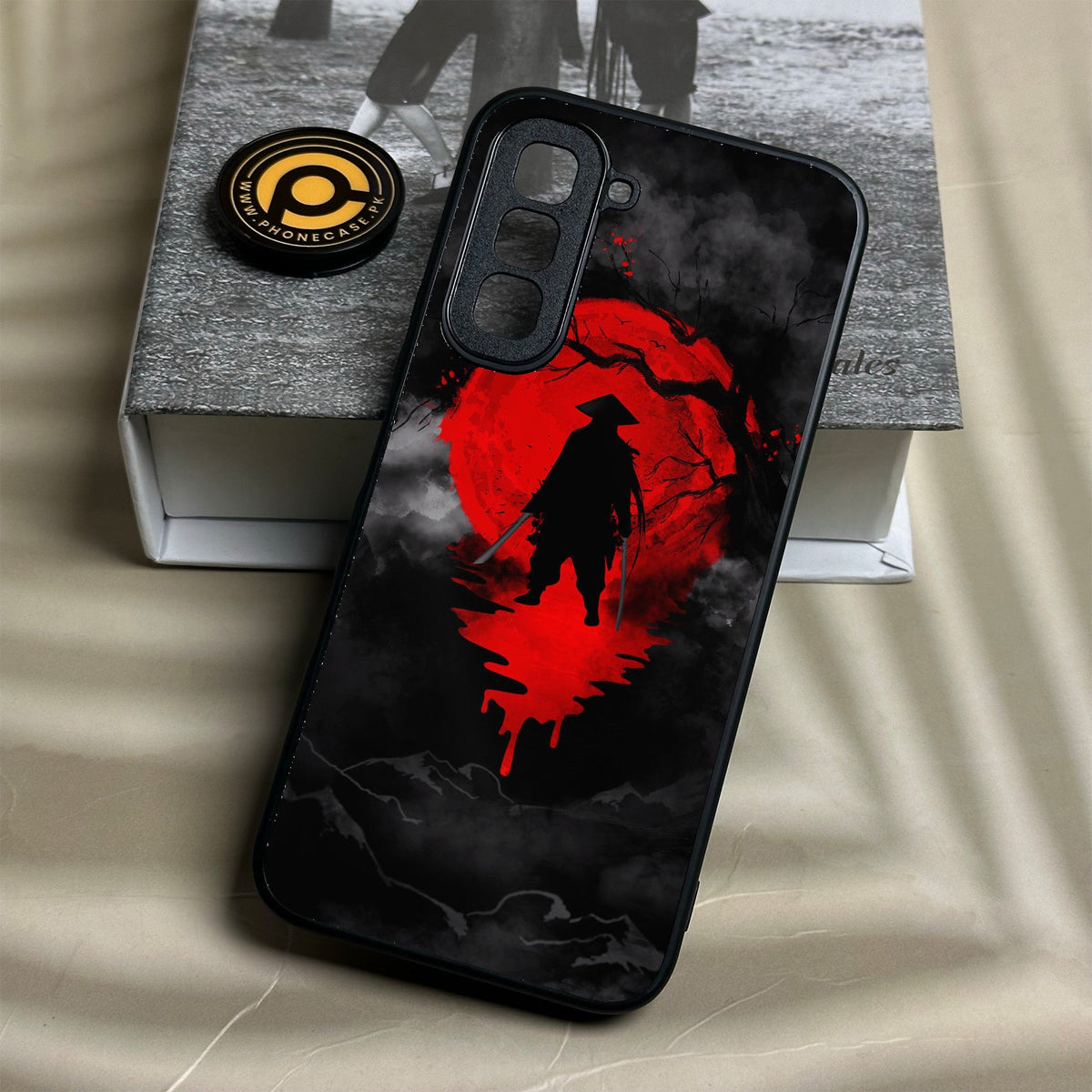 Infinix Hot 70 - Ninja Design 3 - Premium Metal Printed Soft Bumper Shock Proof Case
