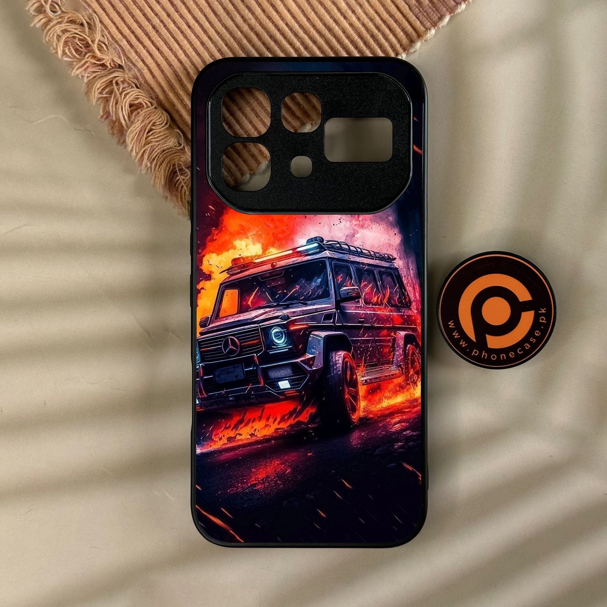 Infinix Note 60 - Racing Design 2 - Premium Metal Printed Soft Bumper Shock Proof Case