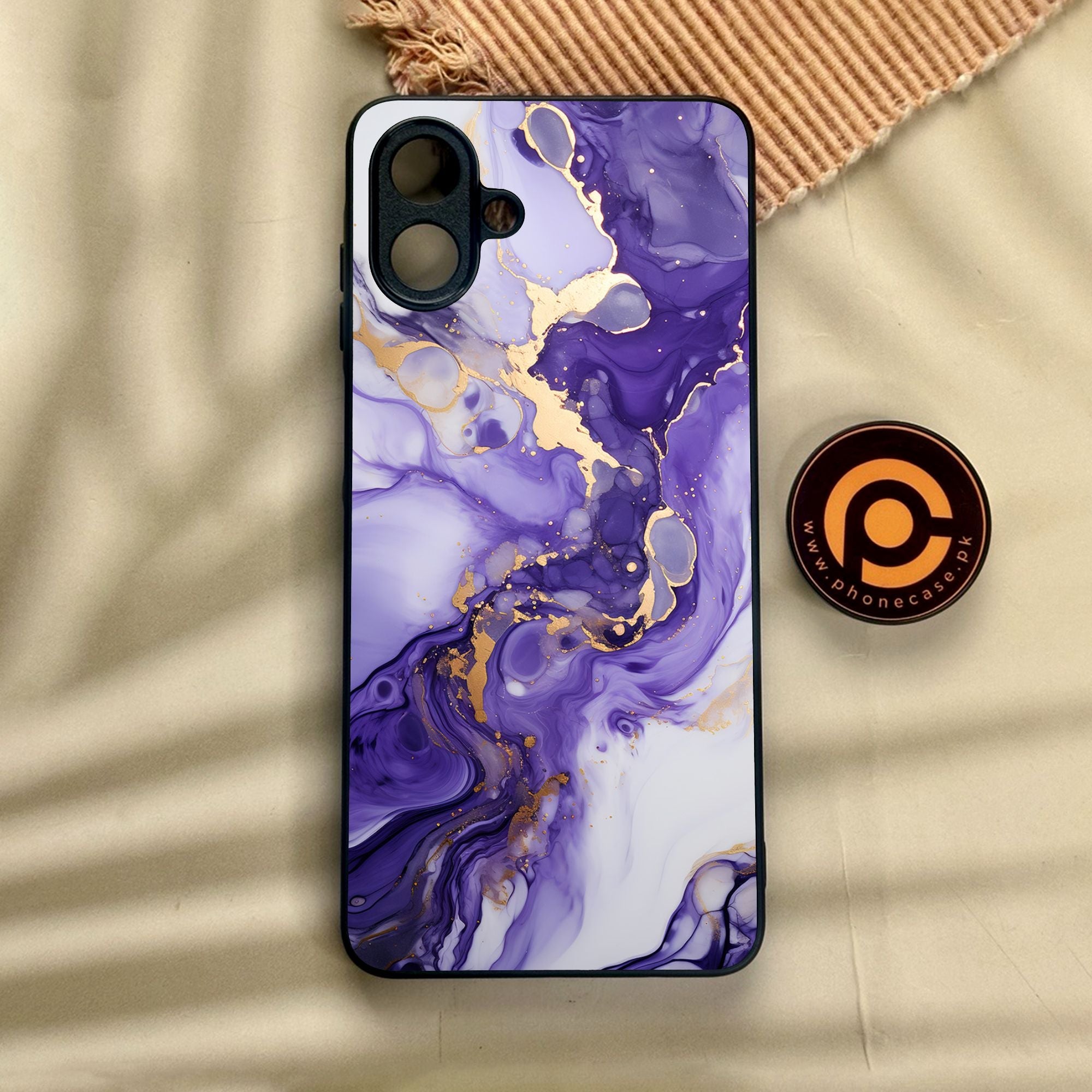 Samsung Galaxy A07 - Liquid 2.0 Design 2 - Premium Metal Printed Soft Bumper Shock Proof Case
