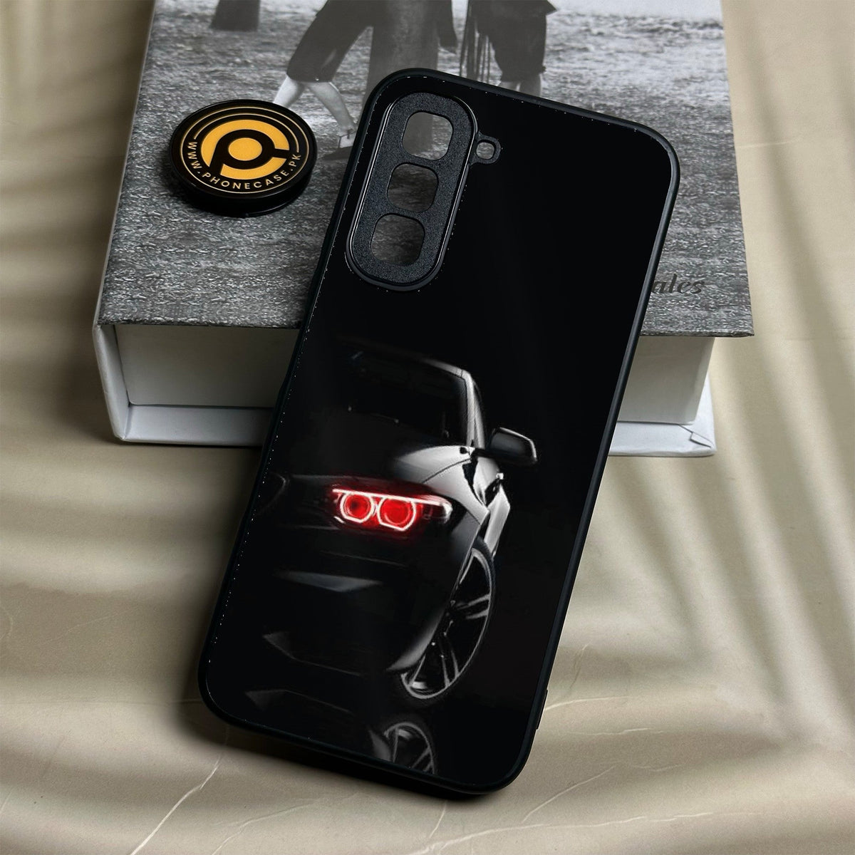 Infinix Hot 70 - Black Art Design 6 - Premium Metal Printed Soft Bumper Shock Proof Case