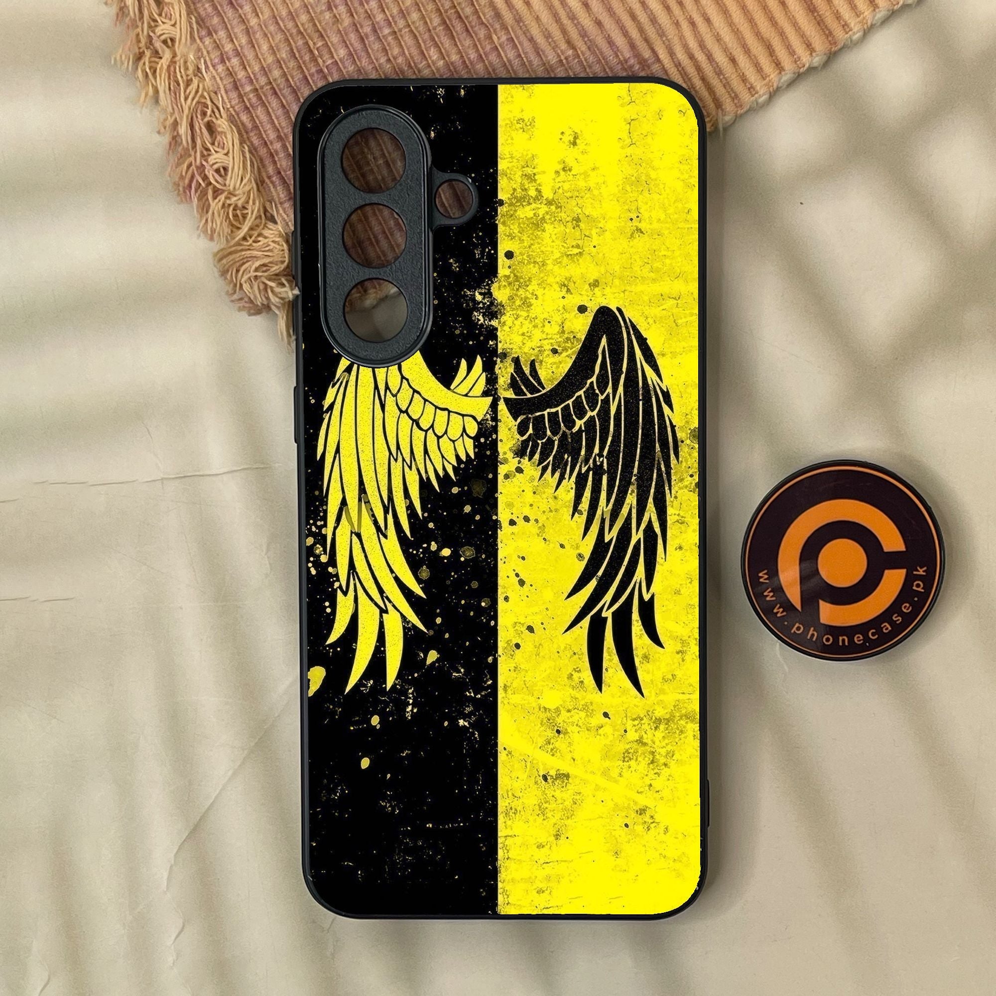 Samsung Galaxy A57 - Angel 2.0 Design 1 - Premium Metal Printed Soft Bumper Shock Proof Case