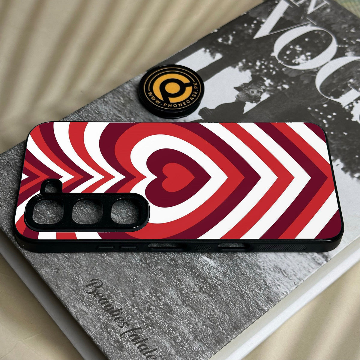 Infinix Hot 70 Pro - Heartbeat Design 5 - Premium Metal Printed Soft Bumper Shock Proof Case