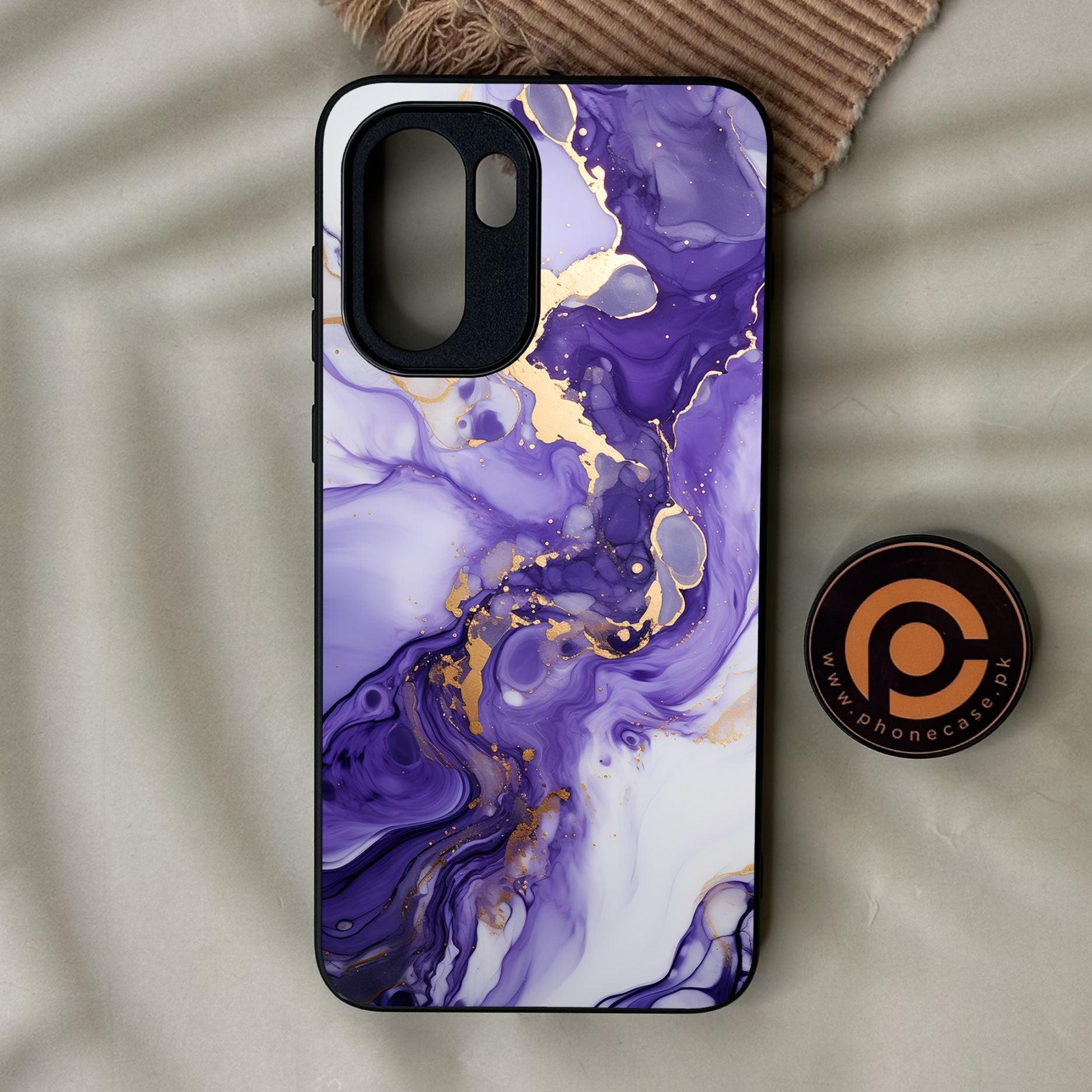 OnePlus Ace 6 - Liquid 2.0 Design 2 - Premium Metal Printed Soft Bumper Shock Proof Case