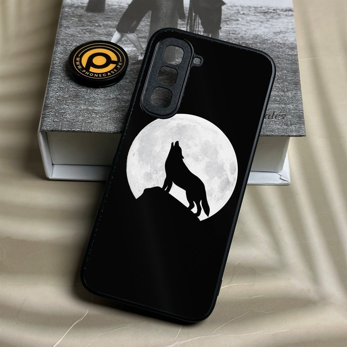 Infinix Hot 70 - Wolf Design 3 - Premium Metal Printed Soft Bumper Shock Proof Case