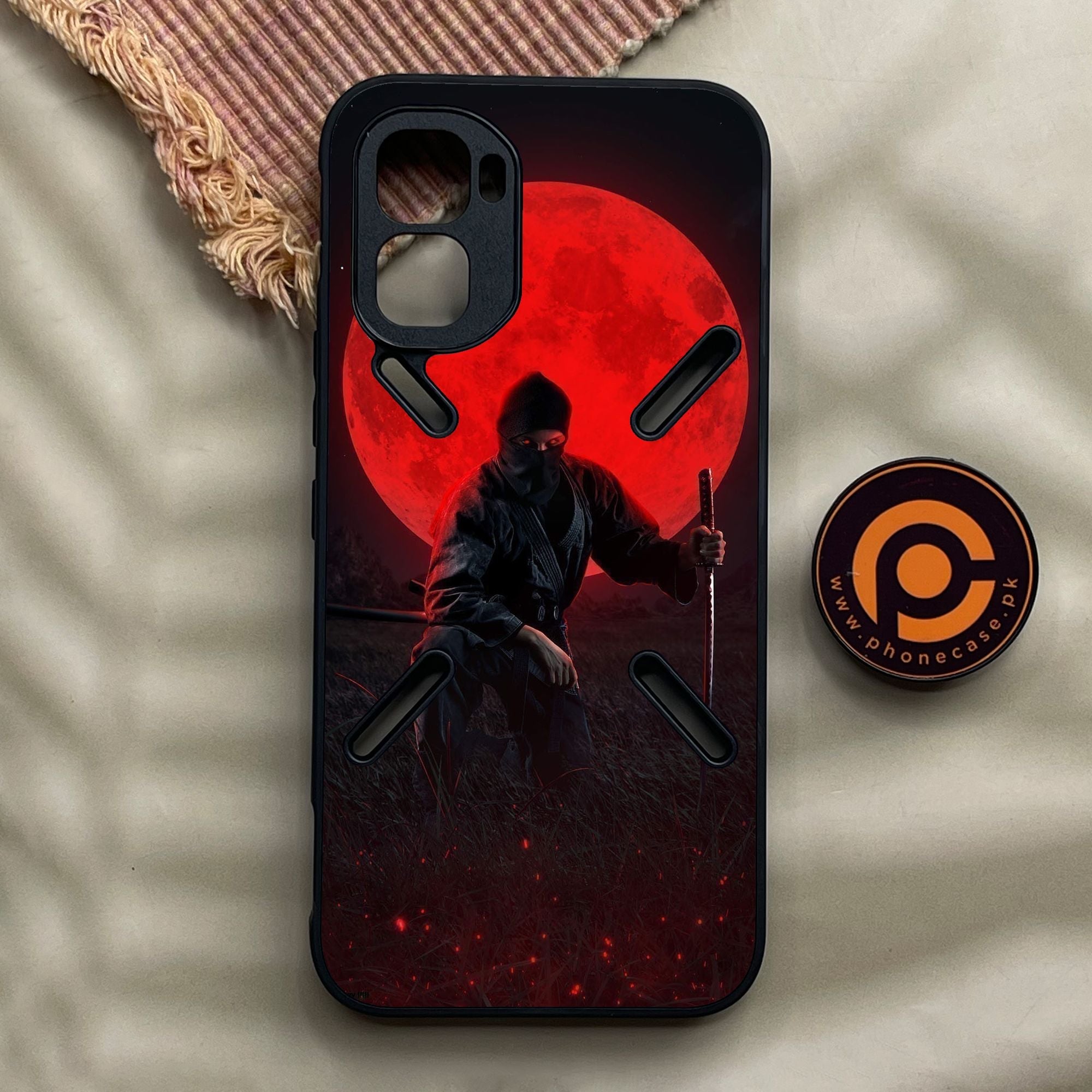 Infinix GT 50 Pro - Ninja Design 10 - Premium Metal Printed Soft Bumper Shock Proof Case